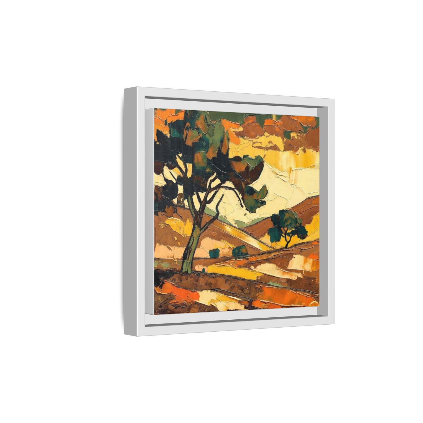 Framed Matte Canvas Landscape Art Print