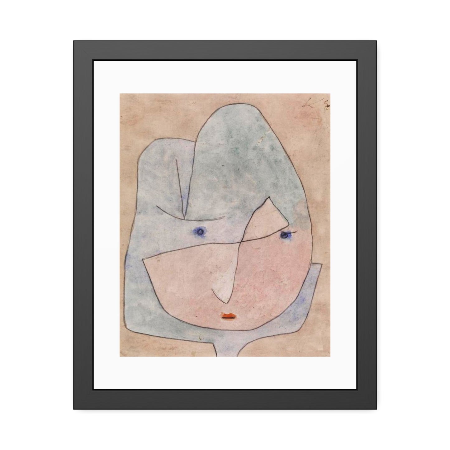 This Bloom is About to Wither by Paul Klee Framed Wall Art Poster