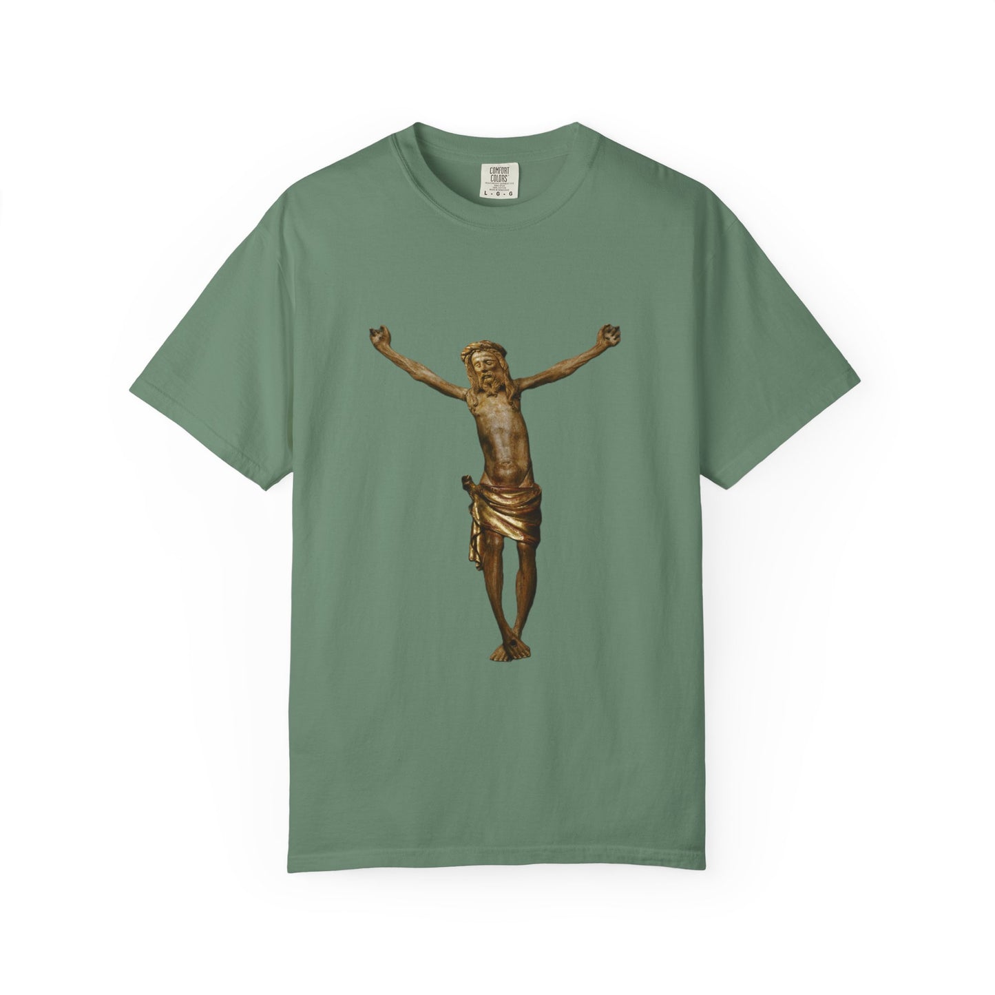 Unisex Christ on the cross Garment-Dyed T-shirt