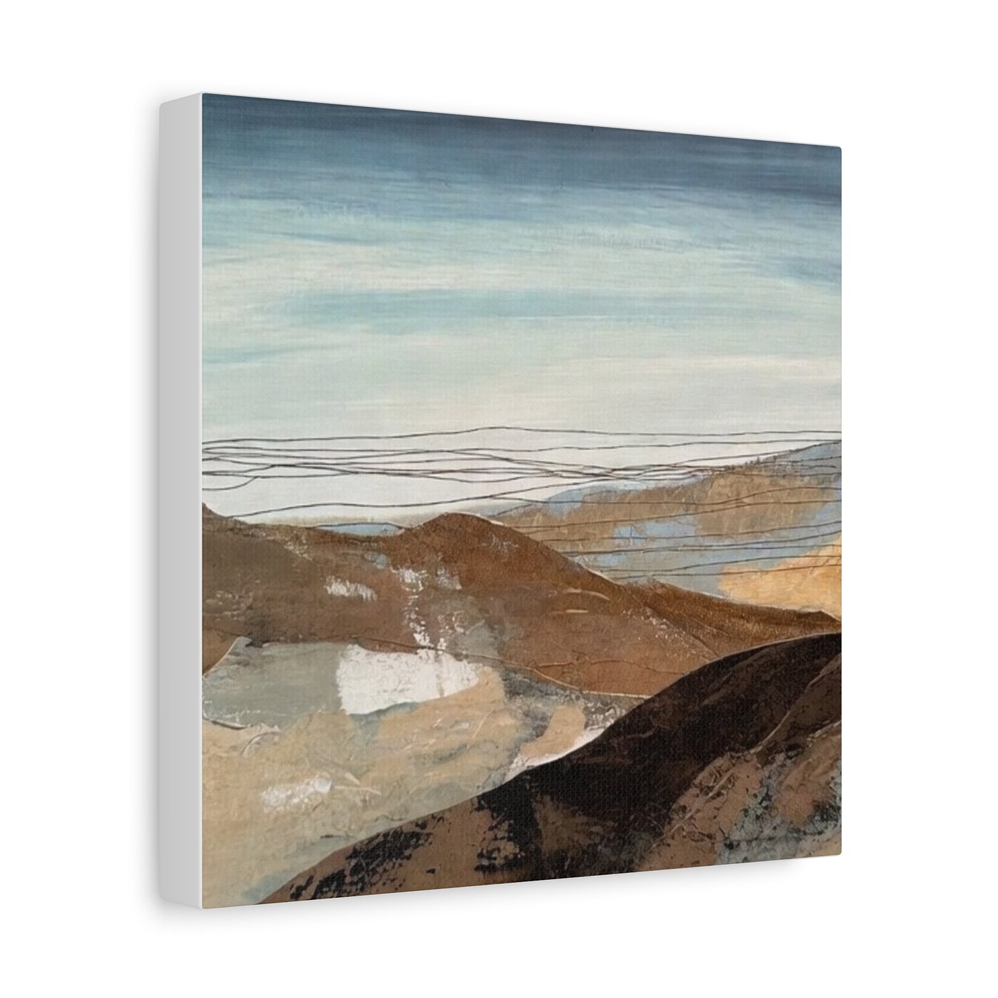 Abstract Landscape Matte Canvas Wall Art — Stretched 1.25"