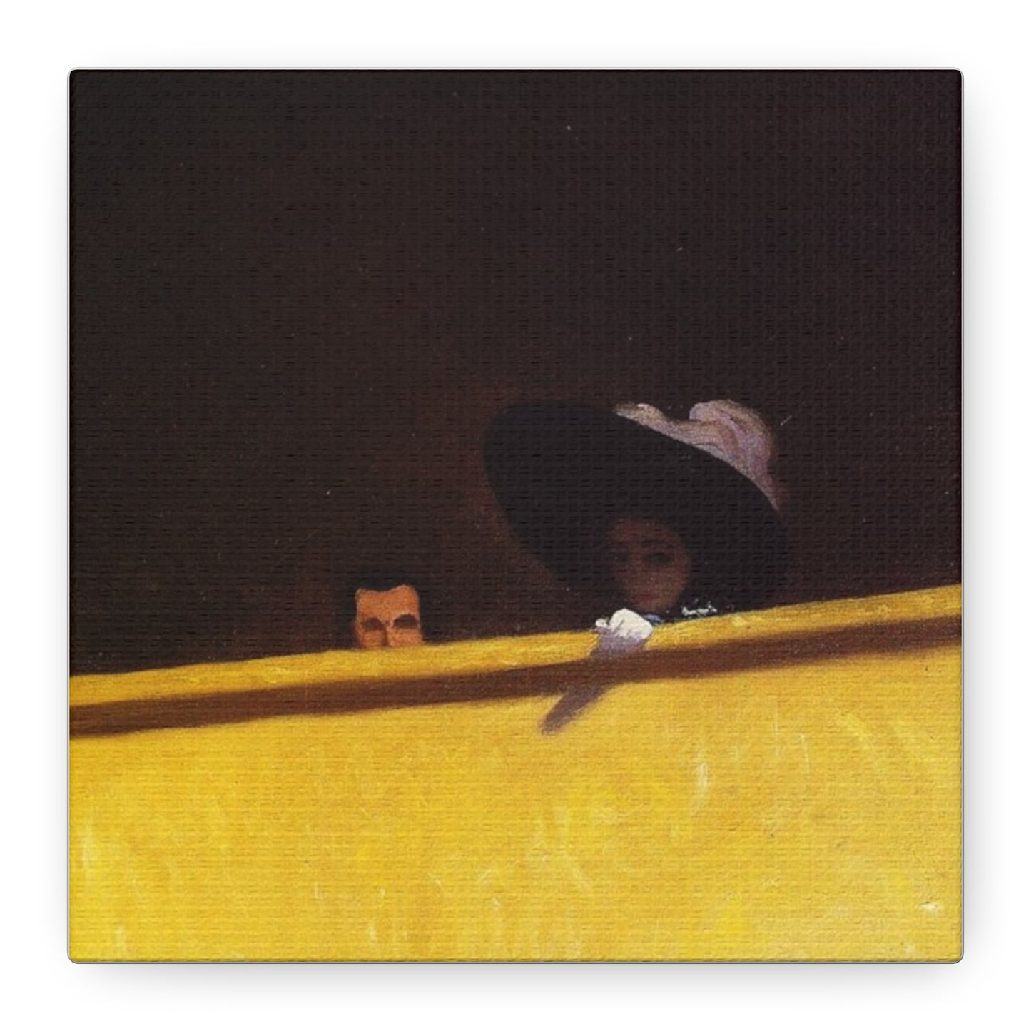 La loge de theatre by Félix Vallotton Matte Canvas Wall Art Print