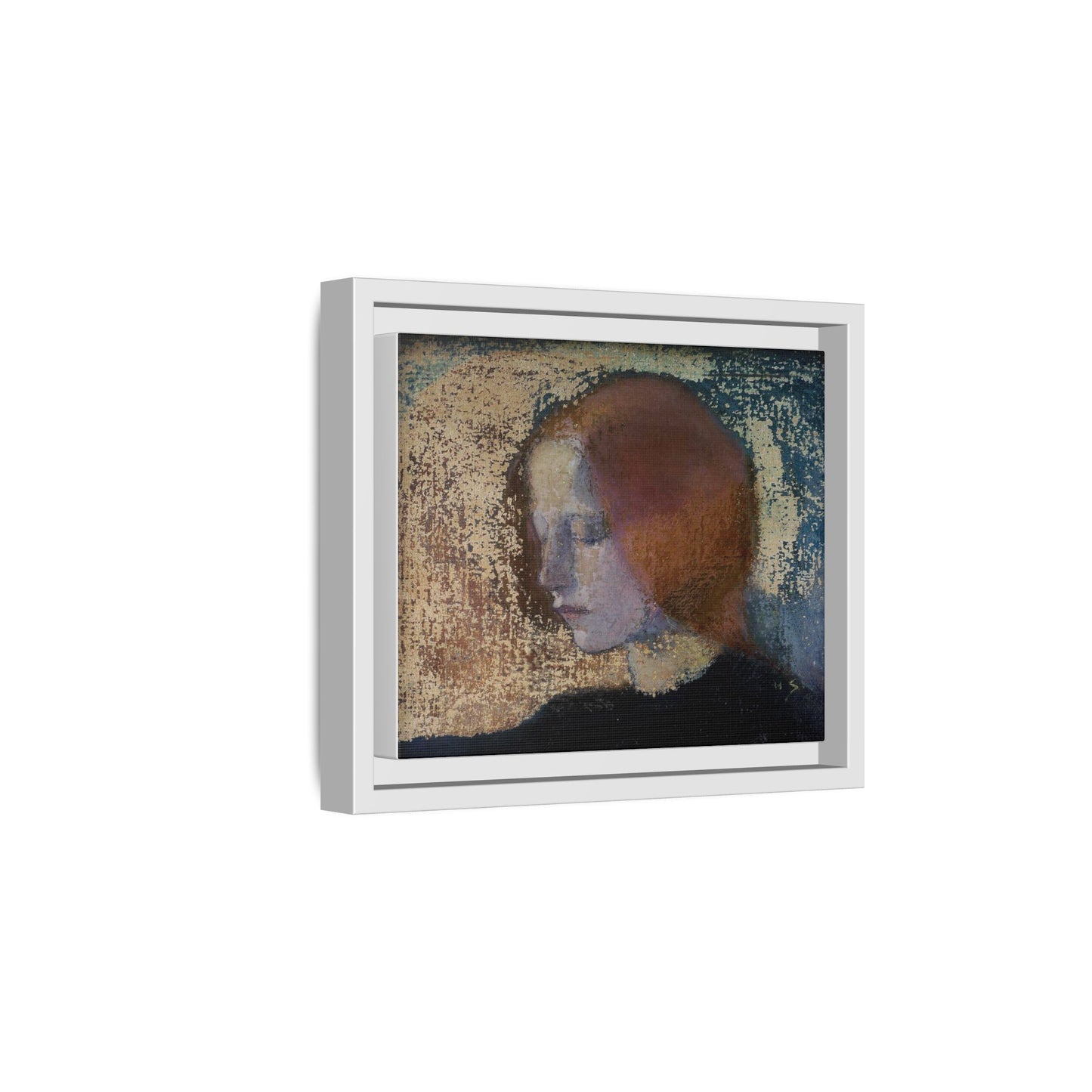 Fragment by Helena Schjerfbeck Framed Matte Canvas Art Print