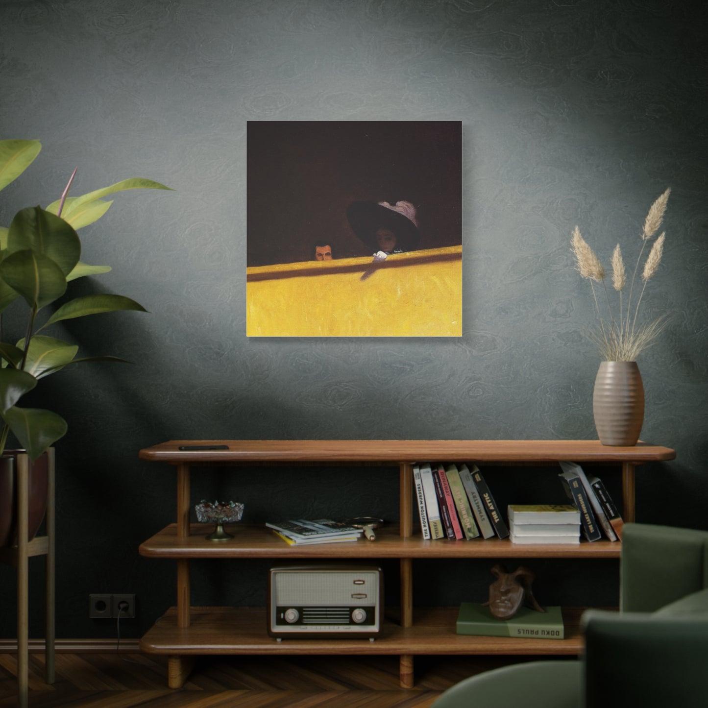 La loge de theatre by Félix Vallotton Matte Canvas Wall Art Print