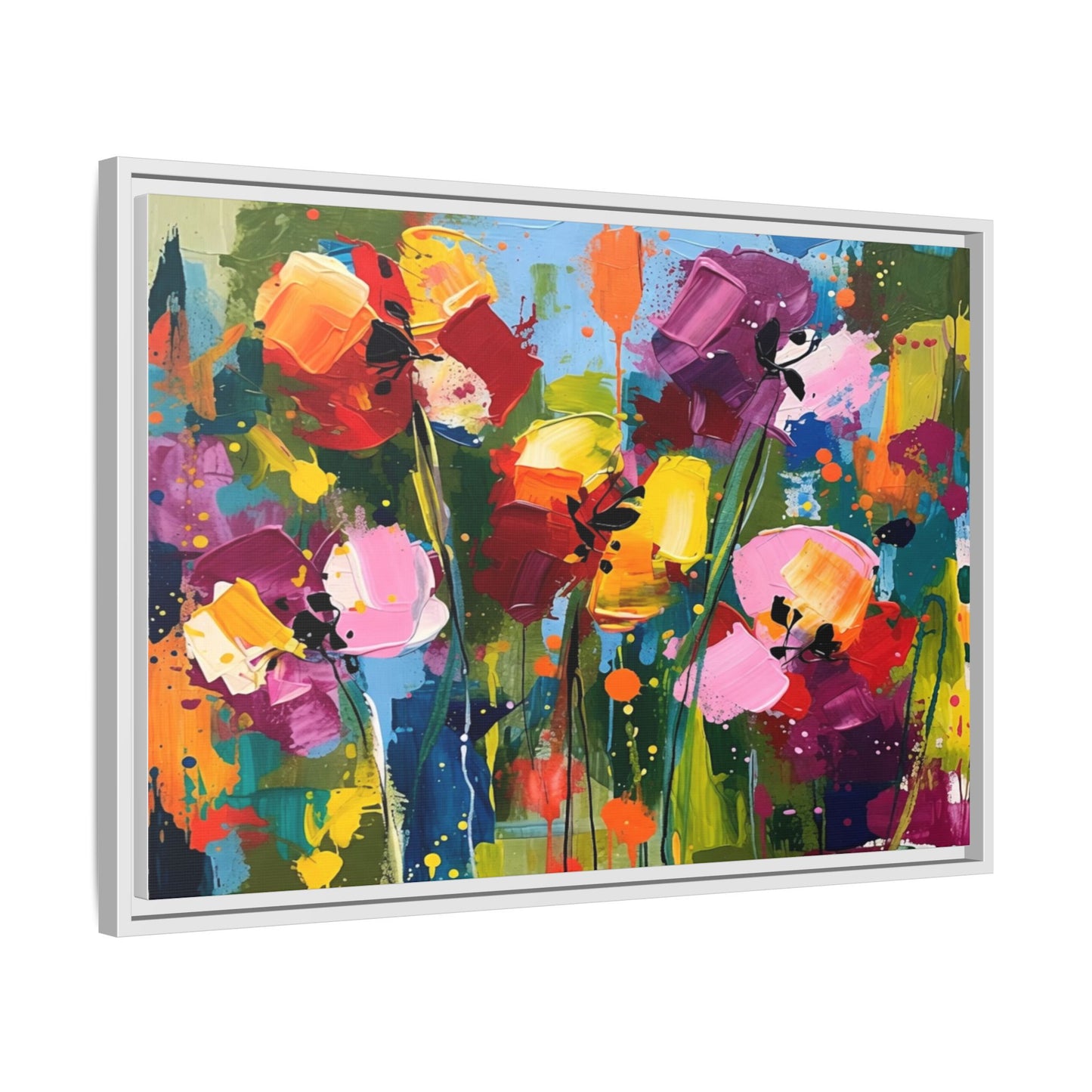 Matte Canvas, Framed (Multi-color)