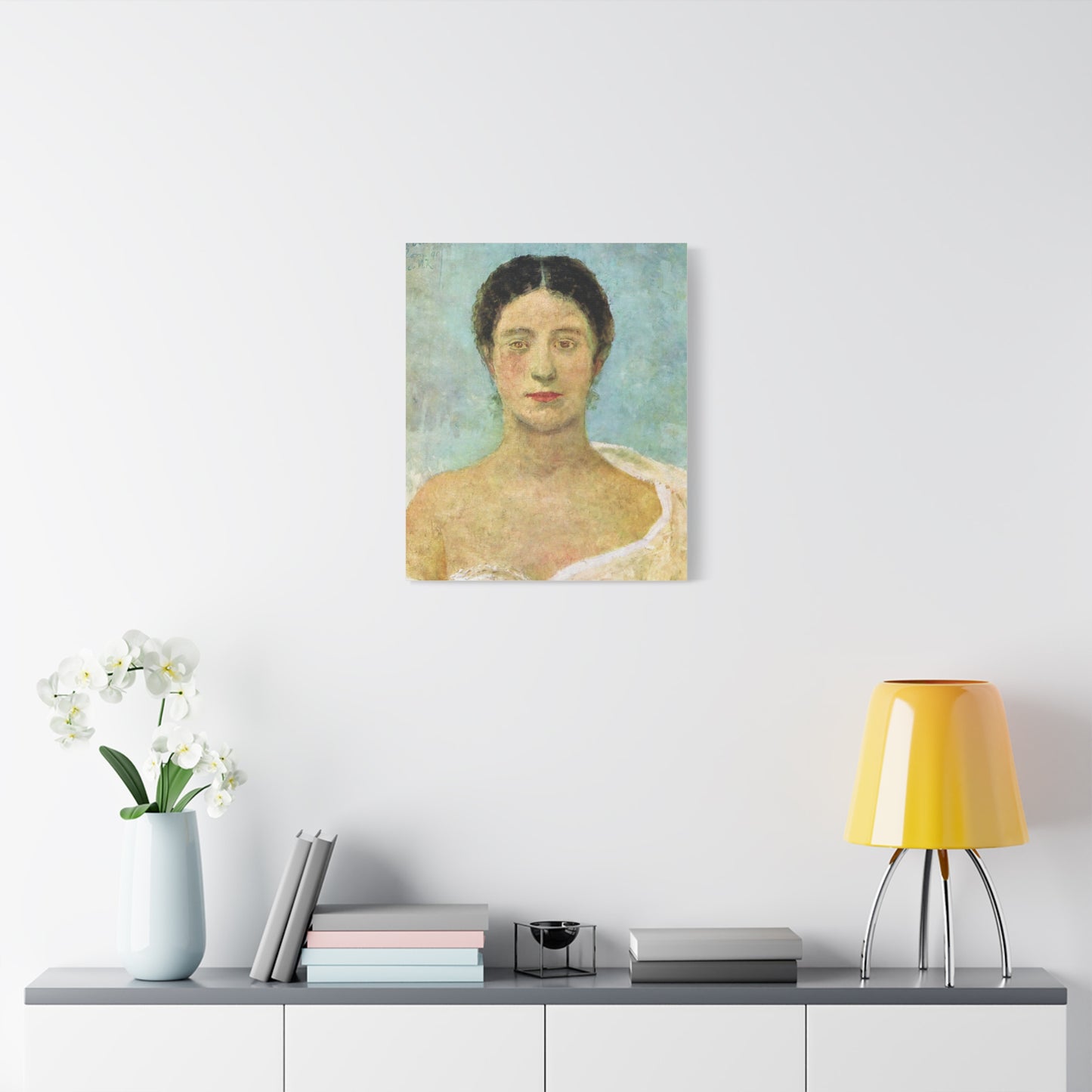 Bianca by Max Klinger Print Matte Stretched Canvas