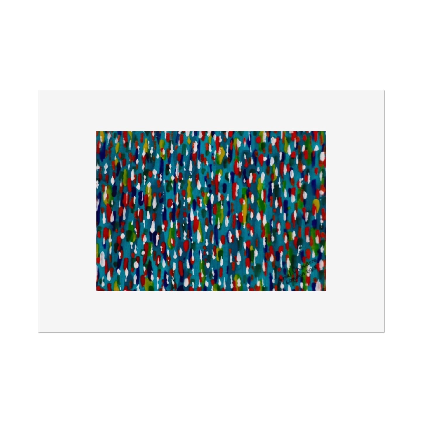 Colours Of The Soul Reflecting On Water by Ariel Chavarro Avila Wall Art Print