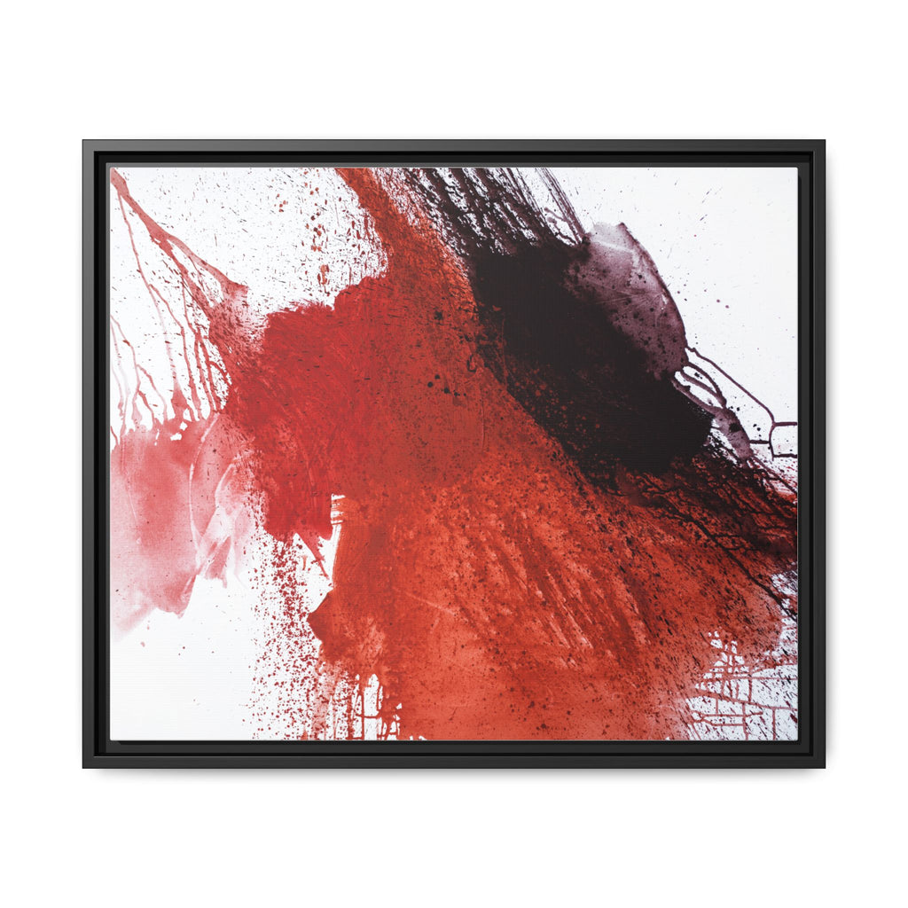 Flame by Natalija Miladinovic Matte Canvas Framed Wall Art