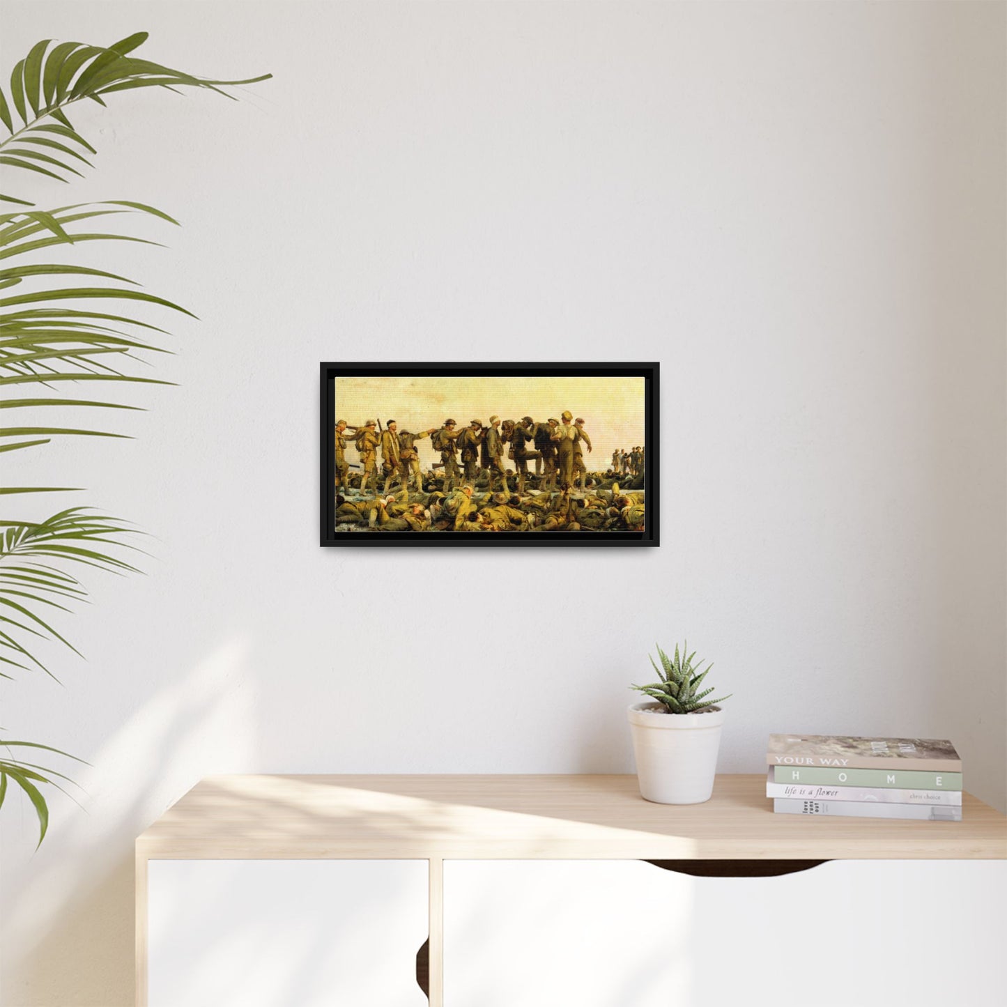 Gassed by John Singer Sargent (RA) Framed Matte Canvas Print