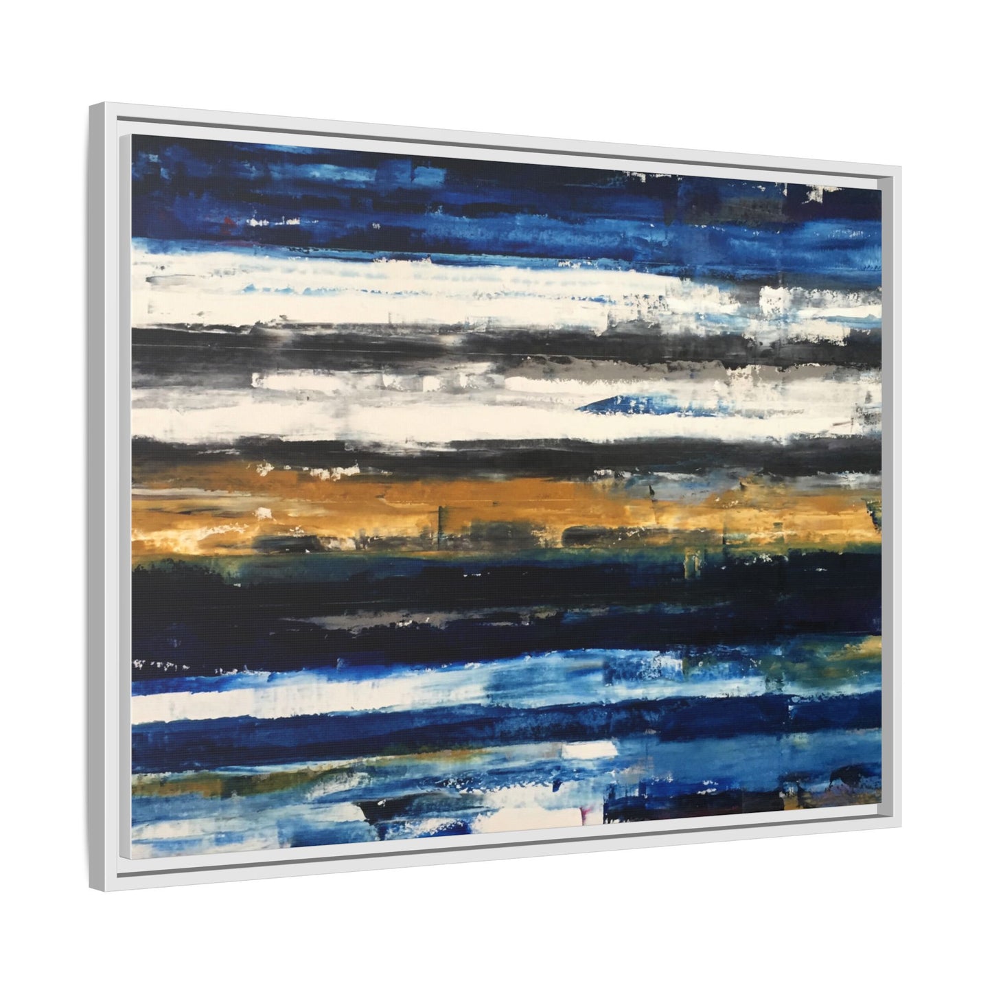 Tiny Buddha by Todd Williamson Framed Matte Canvas Abstract  Wall Art