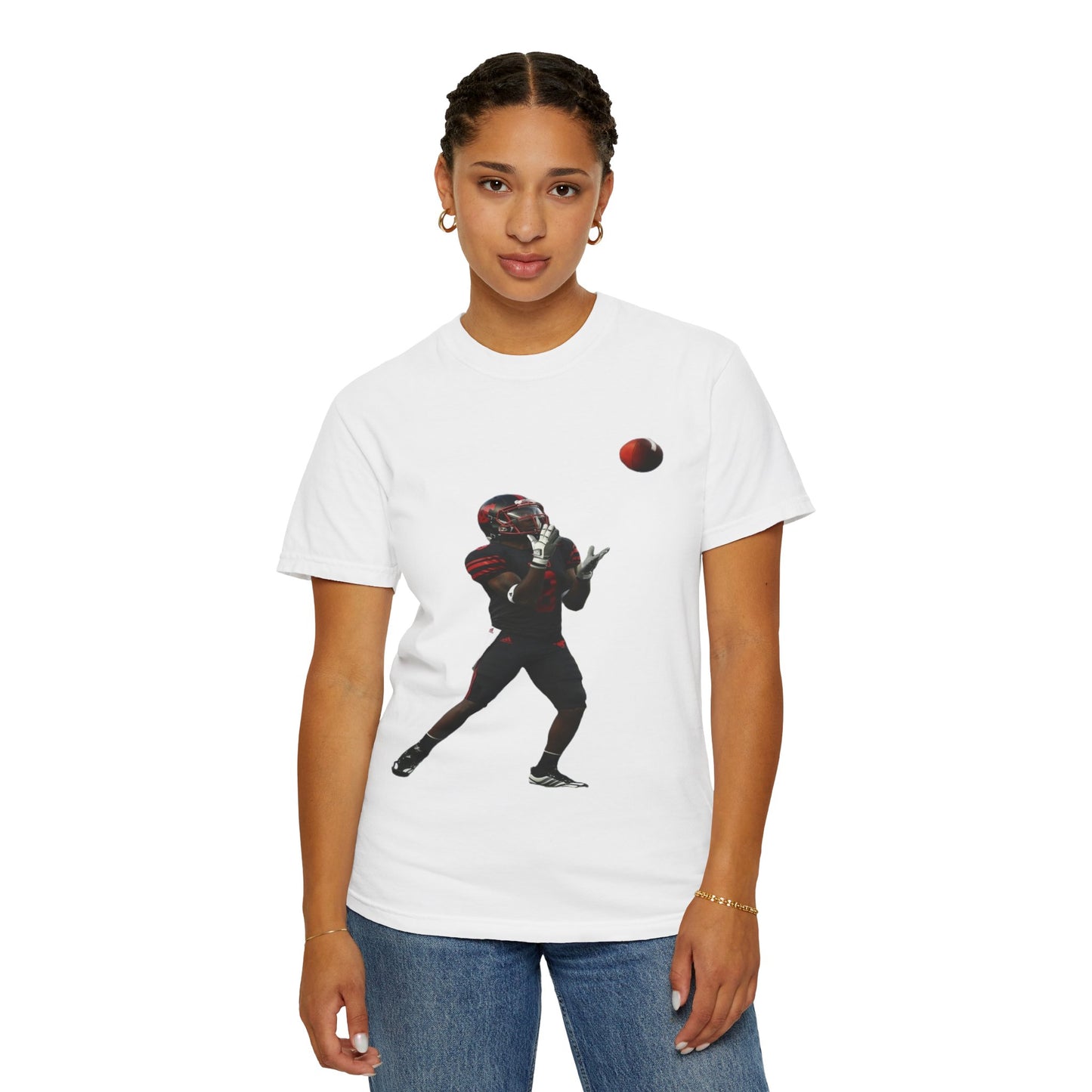 Football Player Catch T-Shirt