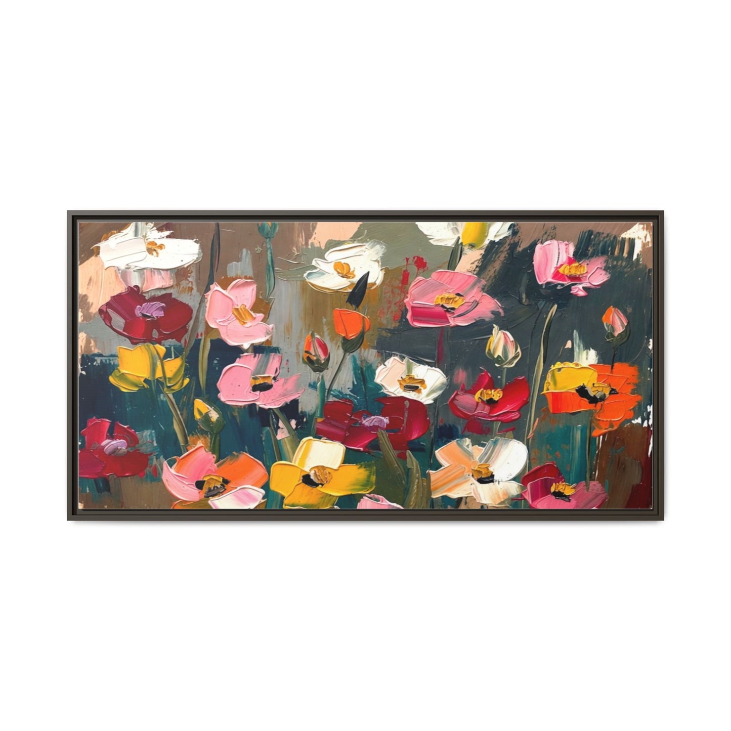 Matte Canvas, Framed (Multi-color)