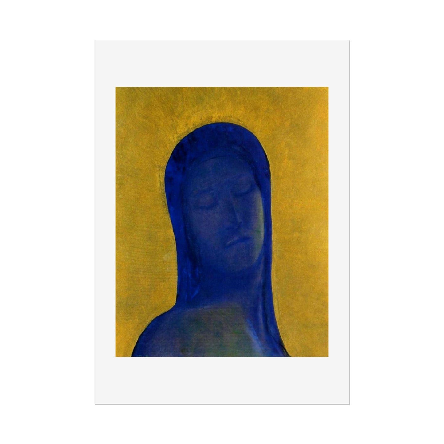Closed Eyes by Odilon Redon Wall Art Print