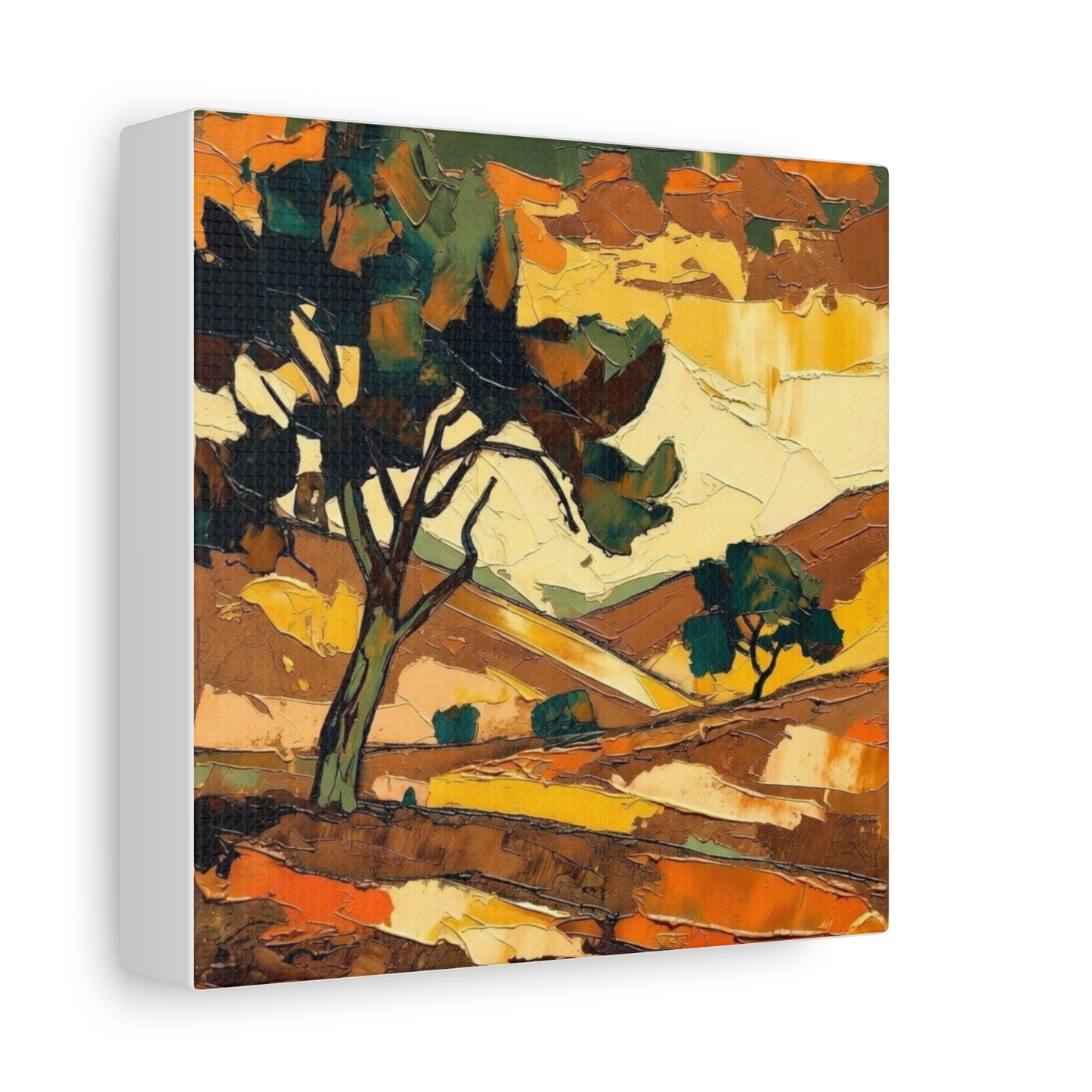 Abstract Autumn Landscape Canvas