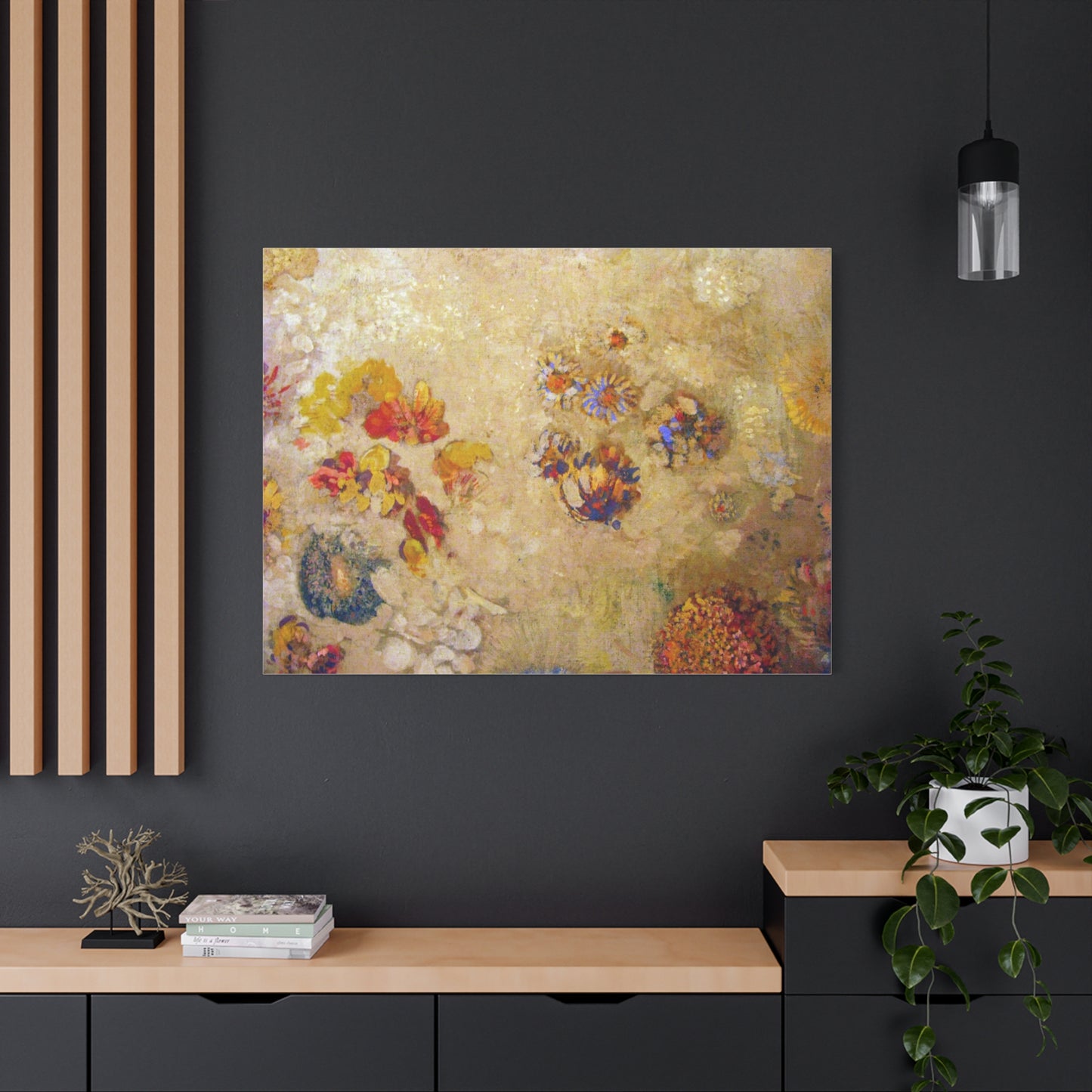 Andrevanb Panneau Décoratif by Odilon Redon Matte Canvas Wall Art Print