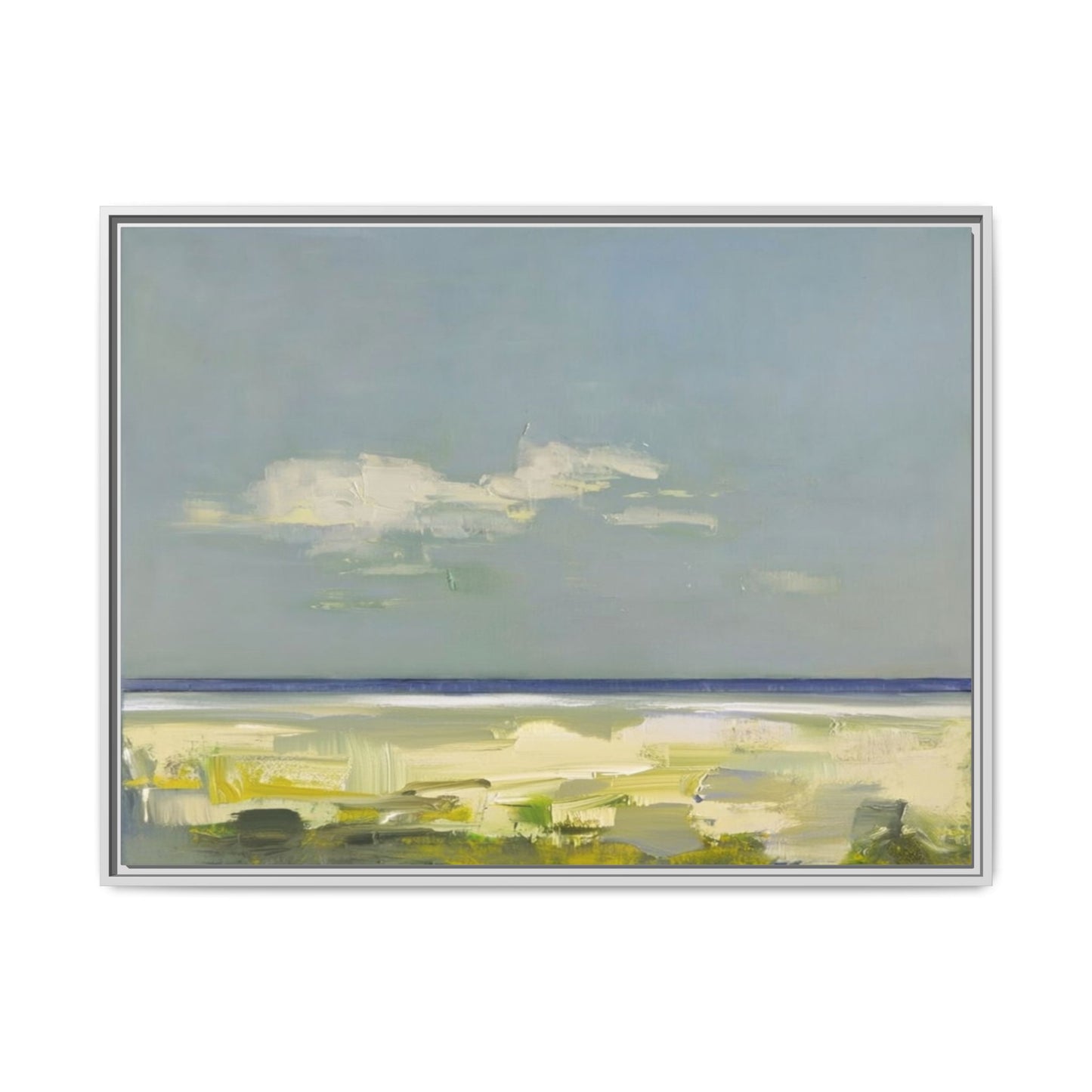 Coastal Calm Matte Canvas Framed Wall Art