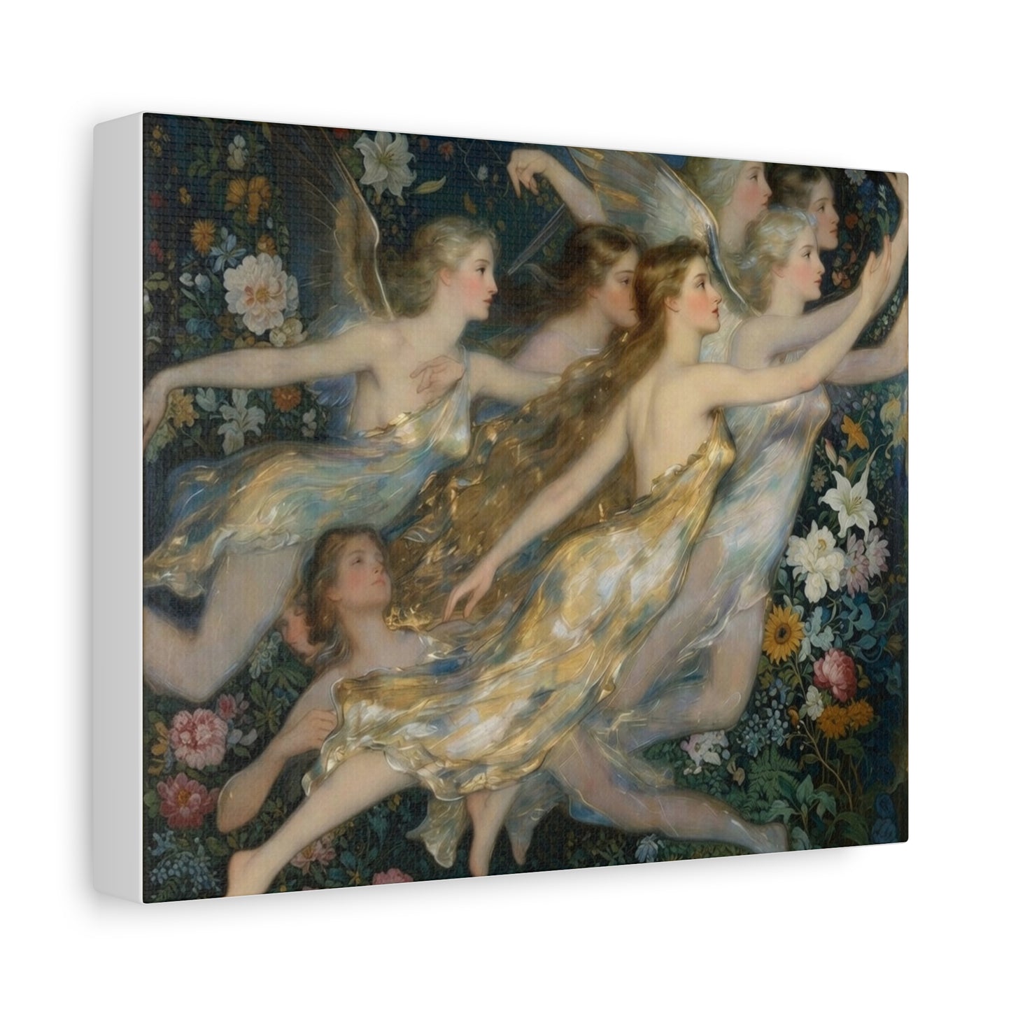 Vintage Fairy Dance Matte Canvas Wall Art