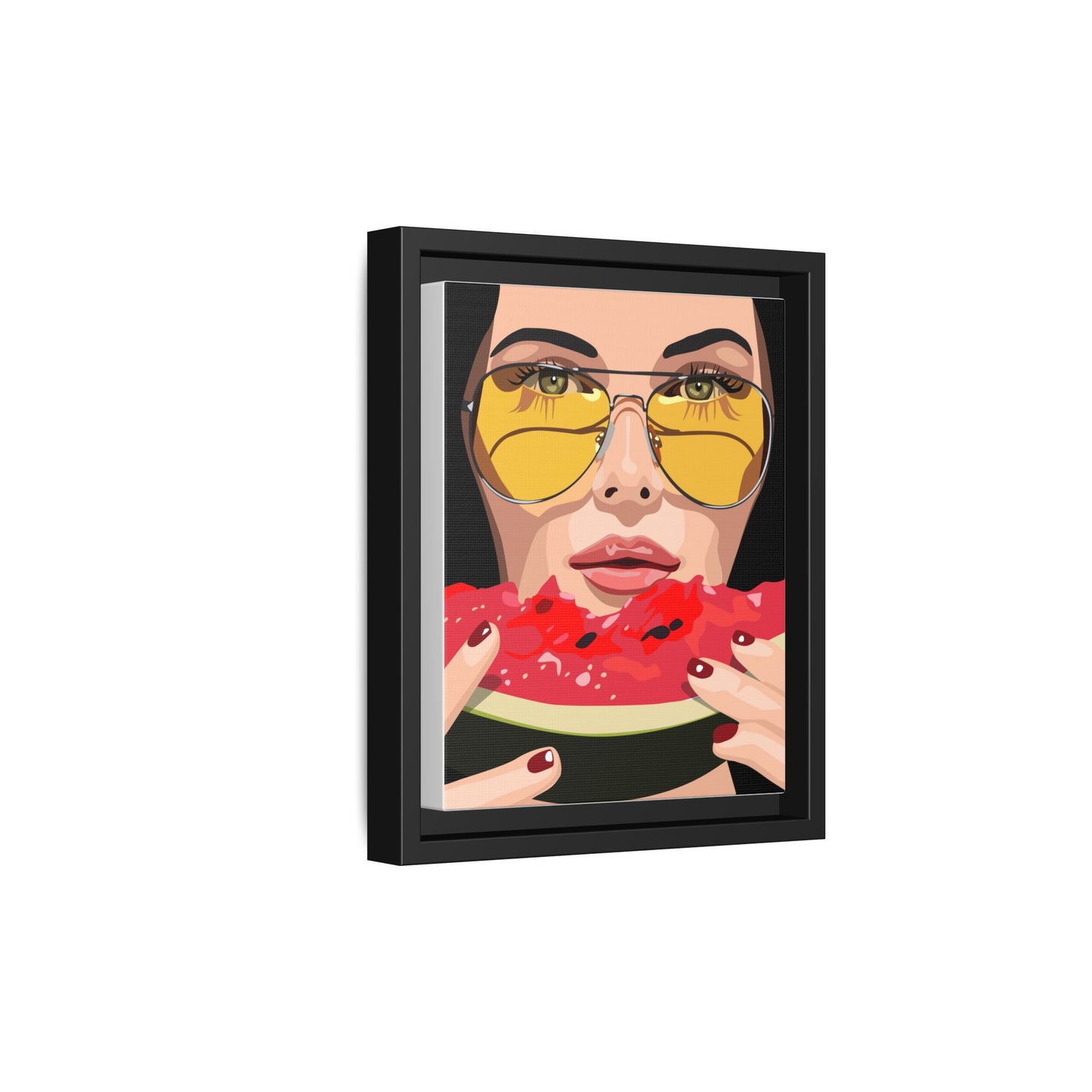 Vivid 81 by Orit Fuchs Framed Matte Canvas Wall Art