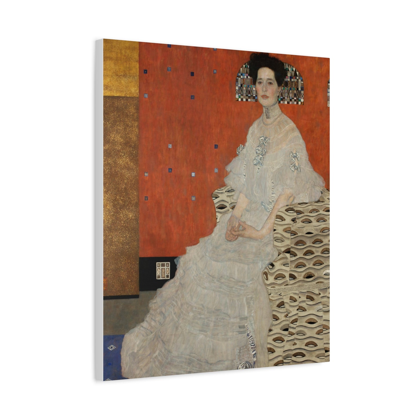 Fritza Riedler by Gustav Klimt Matte Canvas Wall Art Print