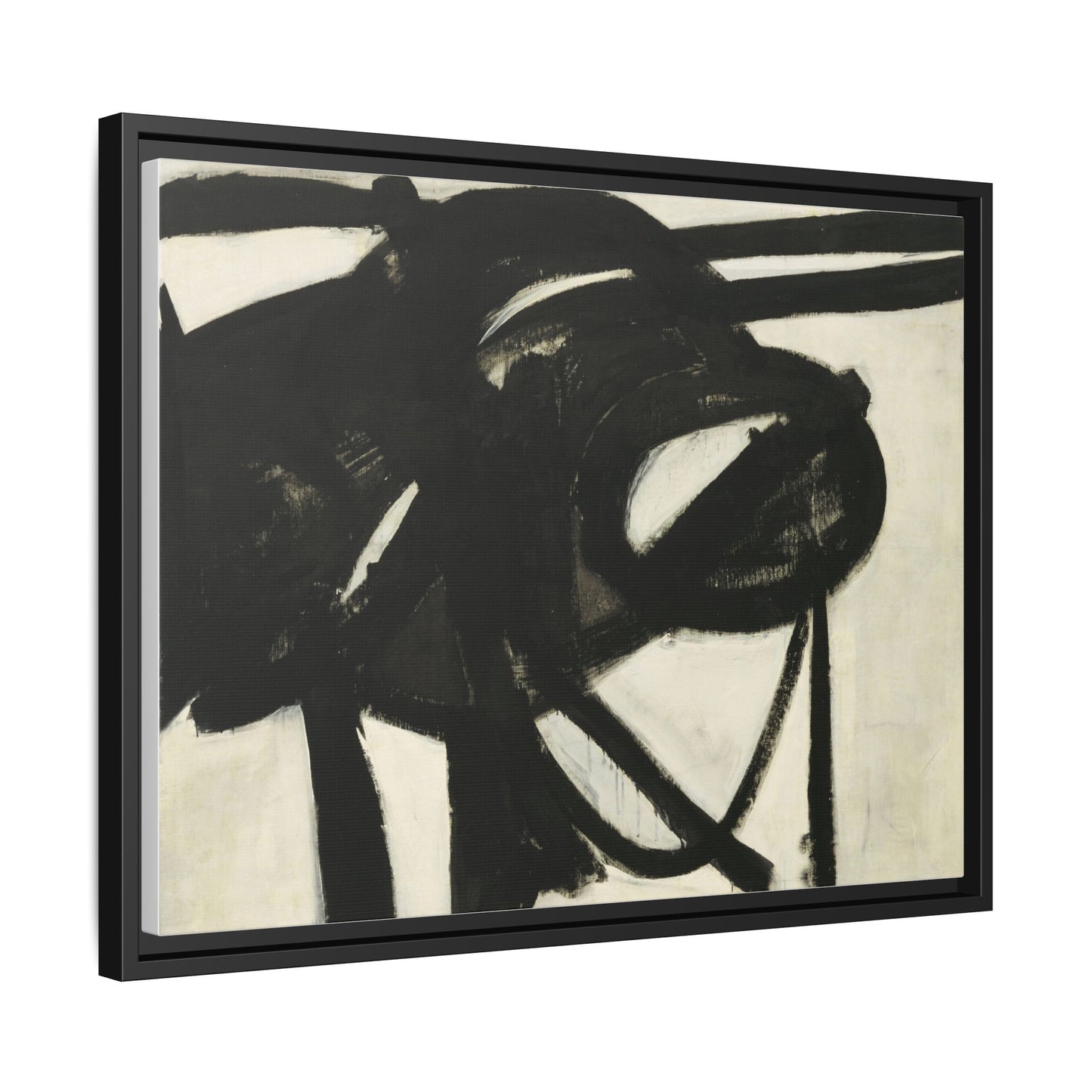 Chief by Franz Kline Abstract Matte Canvas Framed Wall Art