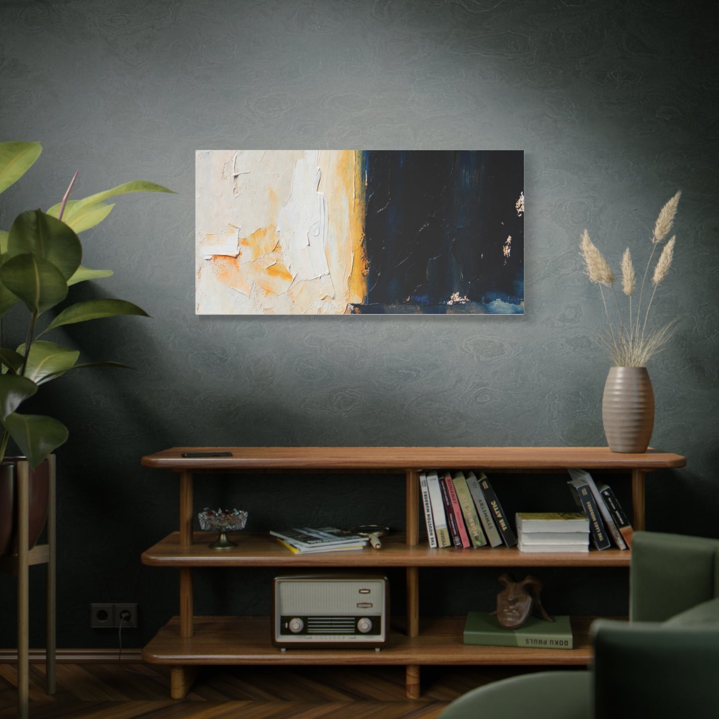 Abstract Coastal Light Matte Canvas Print — Stretched 1.25"