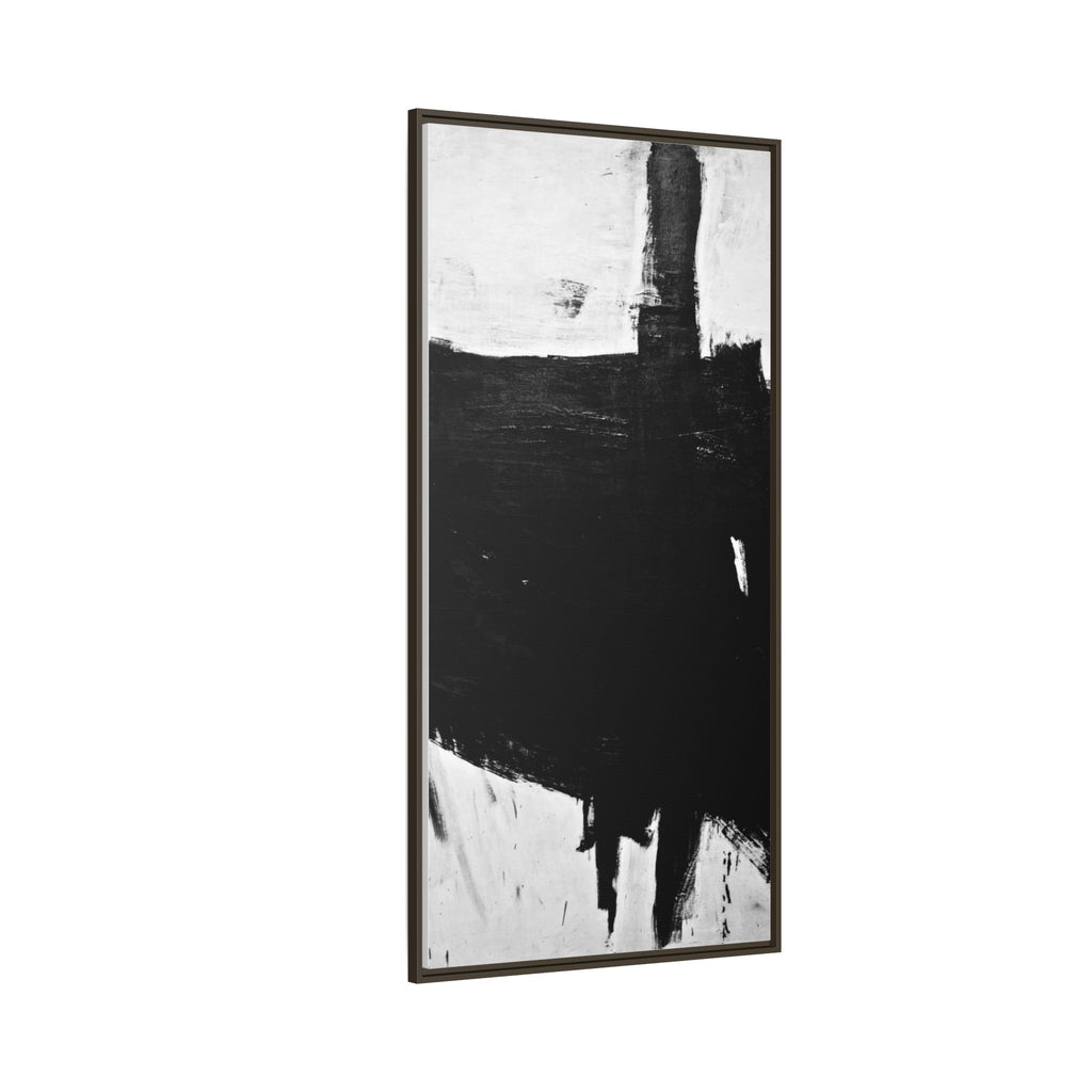 Sabra by Franz Kline Abstract Matte Canvas Framed Wall Art Print