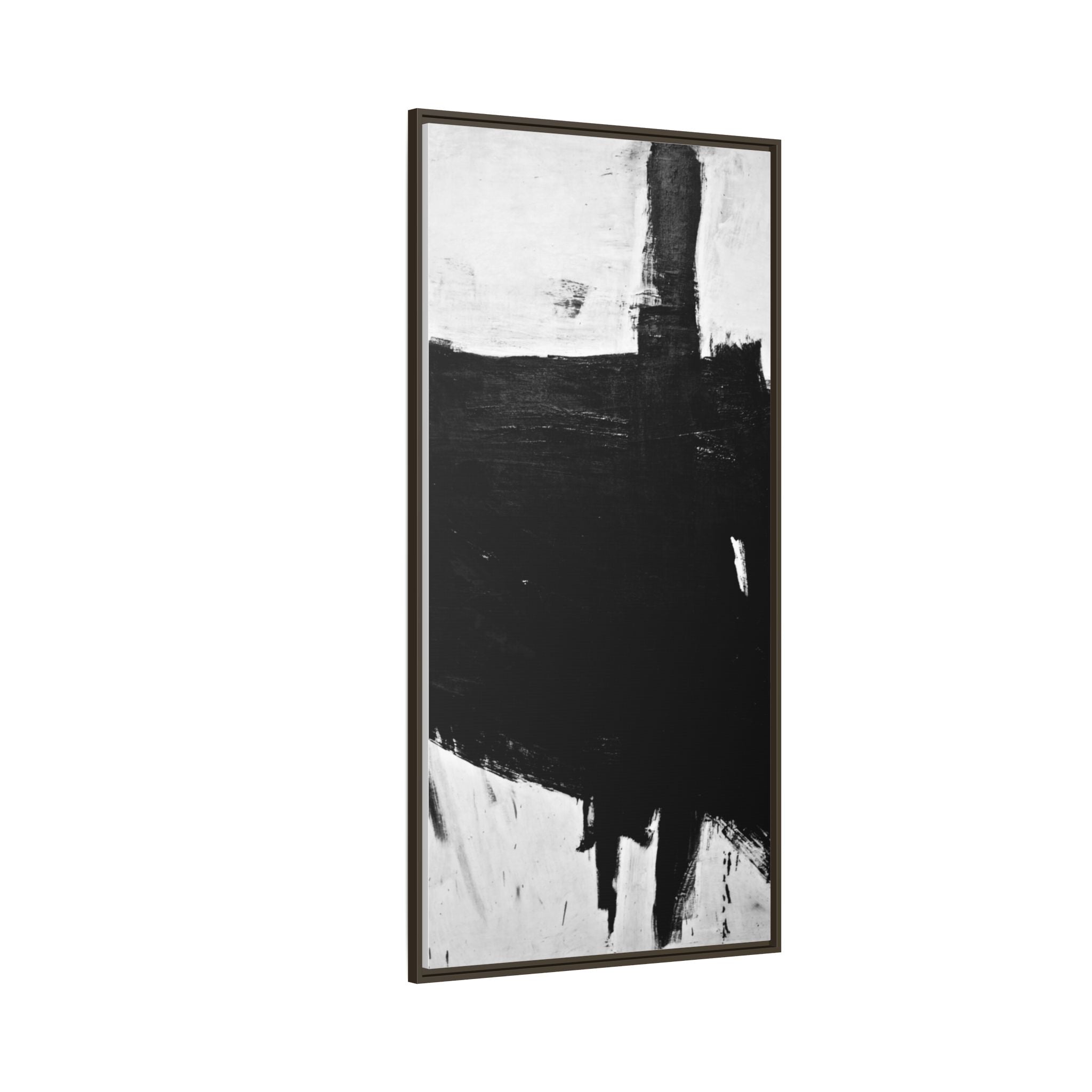 Sabra by Franz Kline Abstract Matte Canvas Framed Wall Art Print