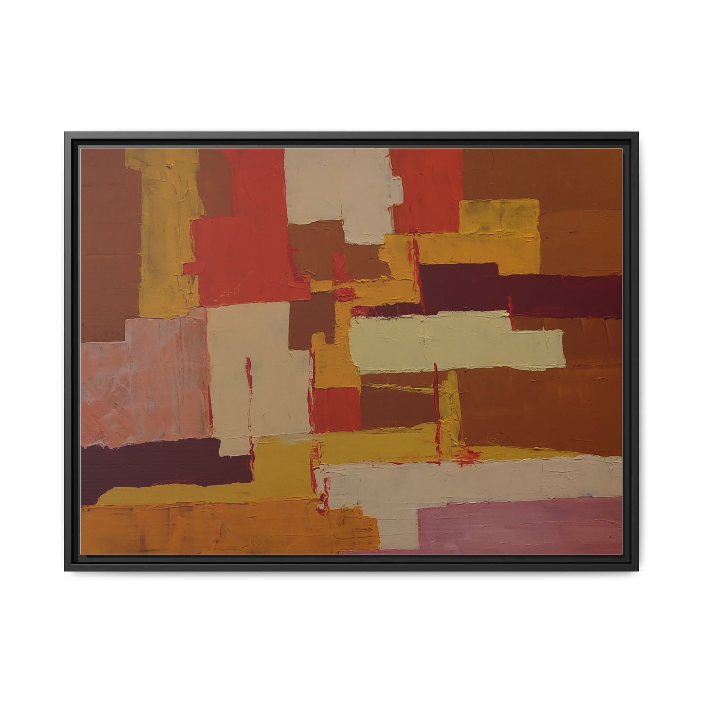 Tableau Confusion by Nicolae Calancea Framed Canvas Wall Art Print