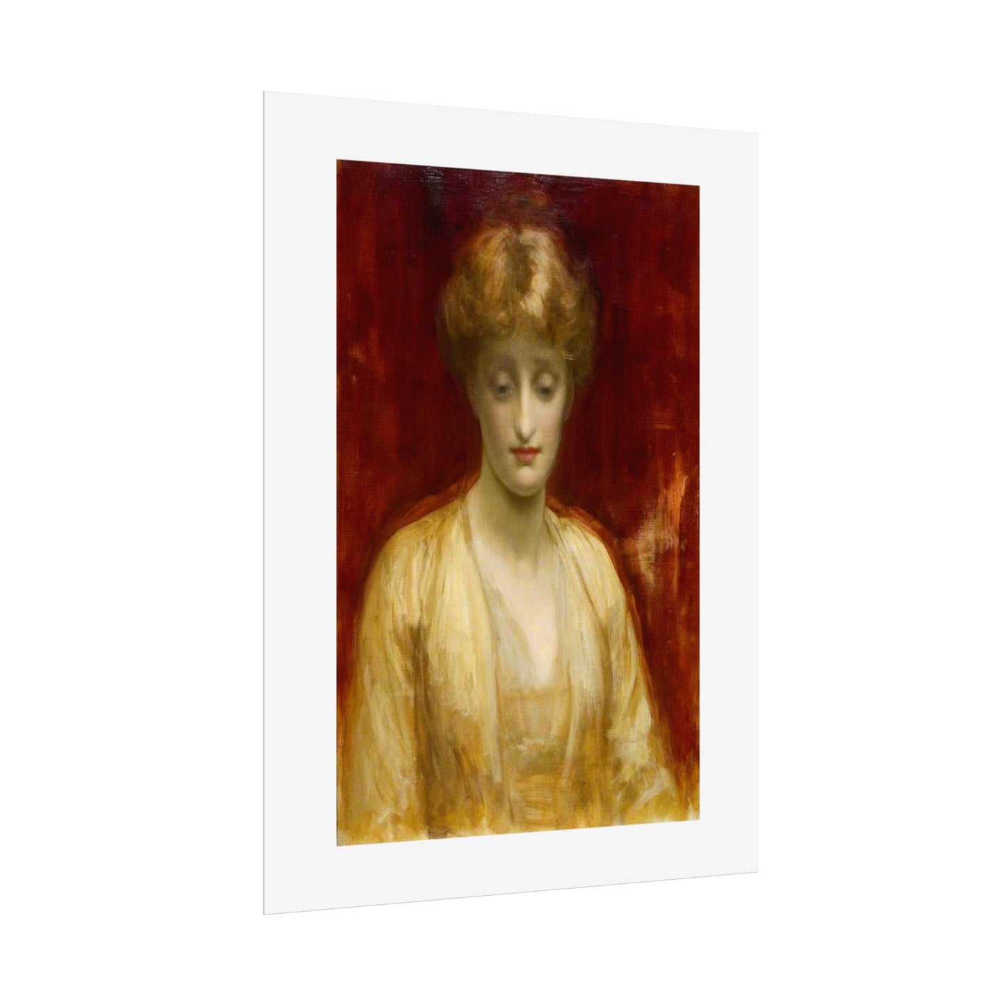 Mrs Williams by Lord Frederic Leighton Wall Art Print