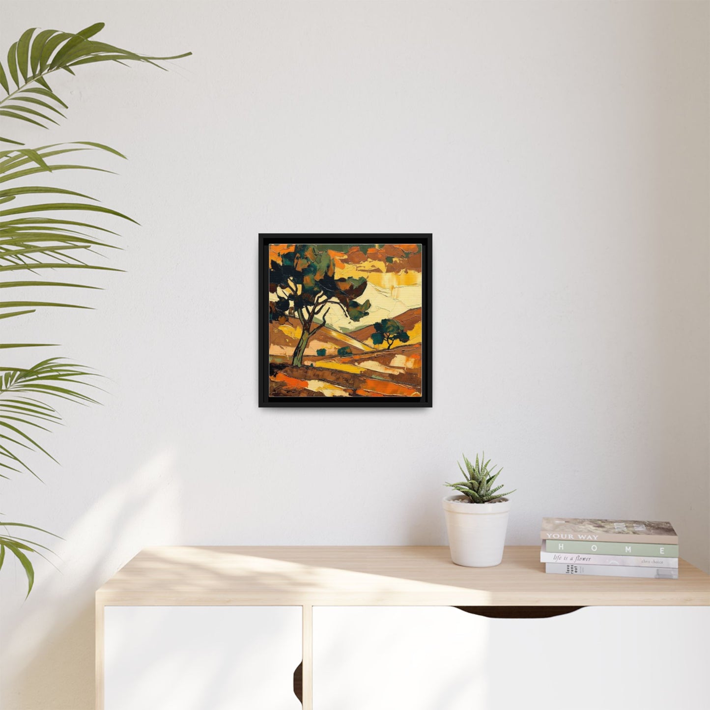 Framed Matte Canvas Landscape Art Print