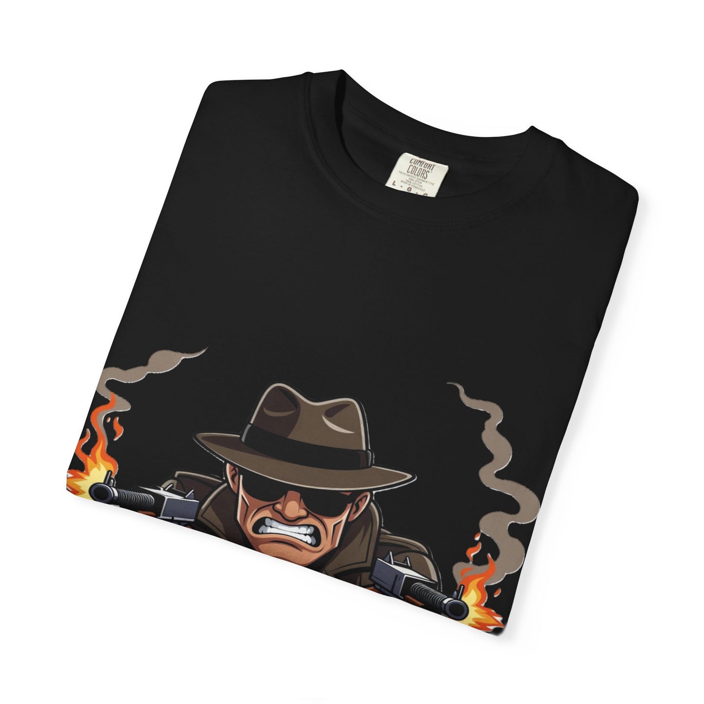 Vintage Gangster Shooter T-Shirt – Retro Mobster Graphic Tee