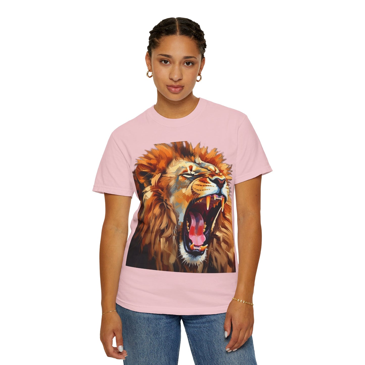 Roaring Lion T-Shirt Bold Wildlife Graphic Tee