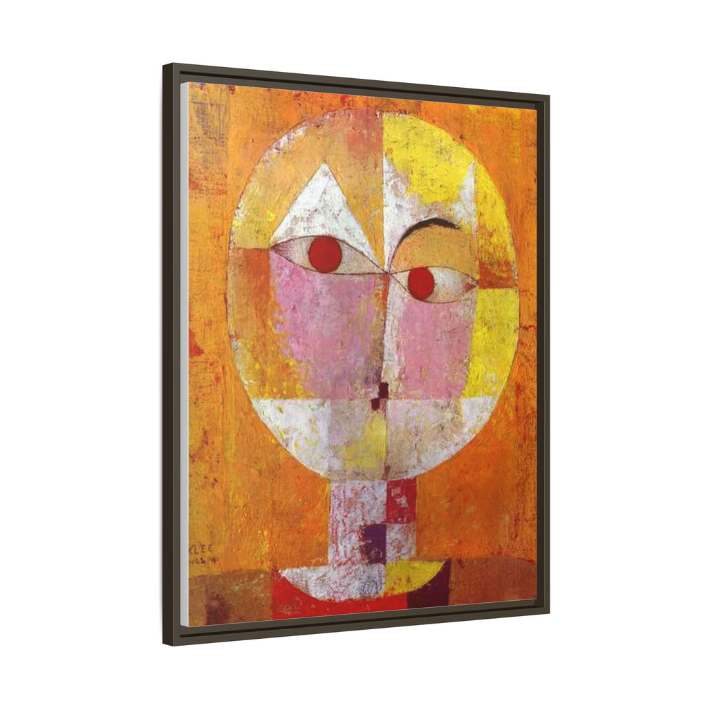 Senecio II by Paul Klee Canvas Framed Wall Art Print