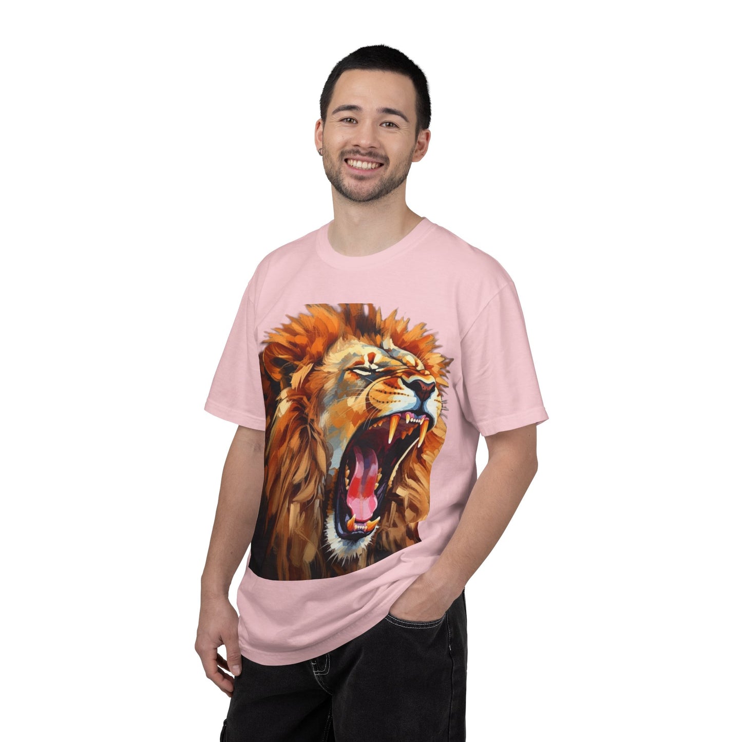 Roaring Lion T-Shirt Bold Wildlife Graphic Tee