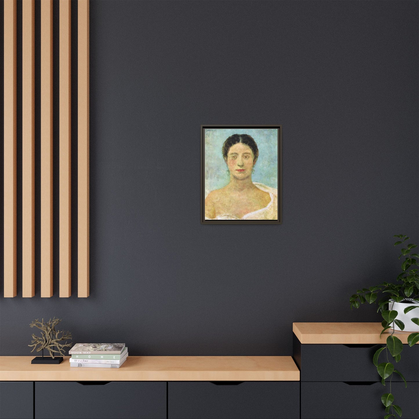 Bianca by Max Klinger Framed Matte Canvas Portrait Print