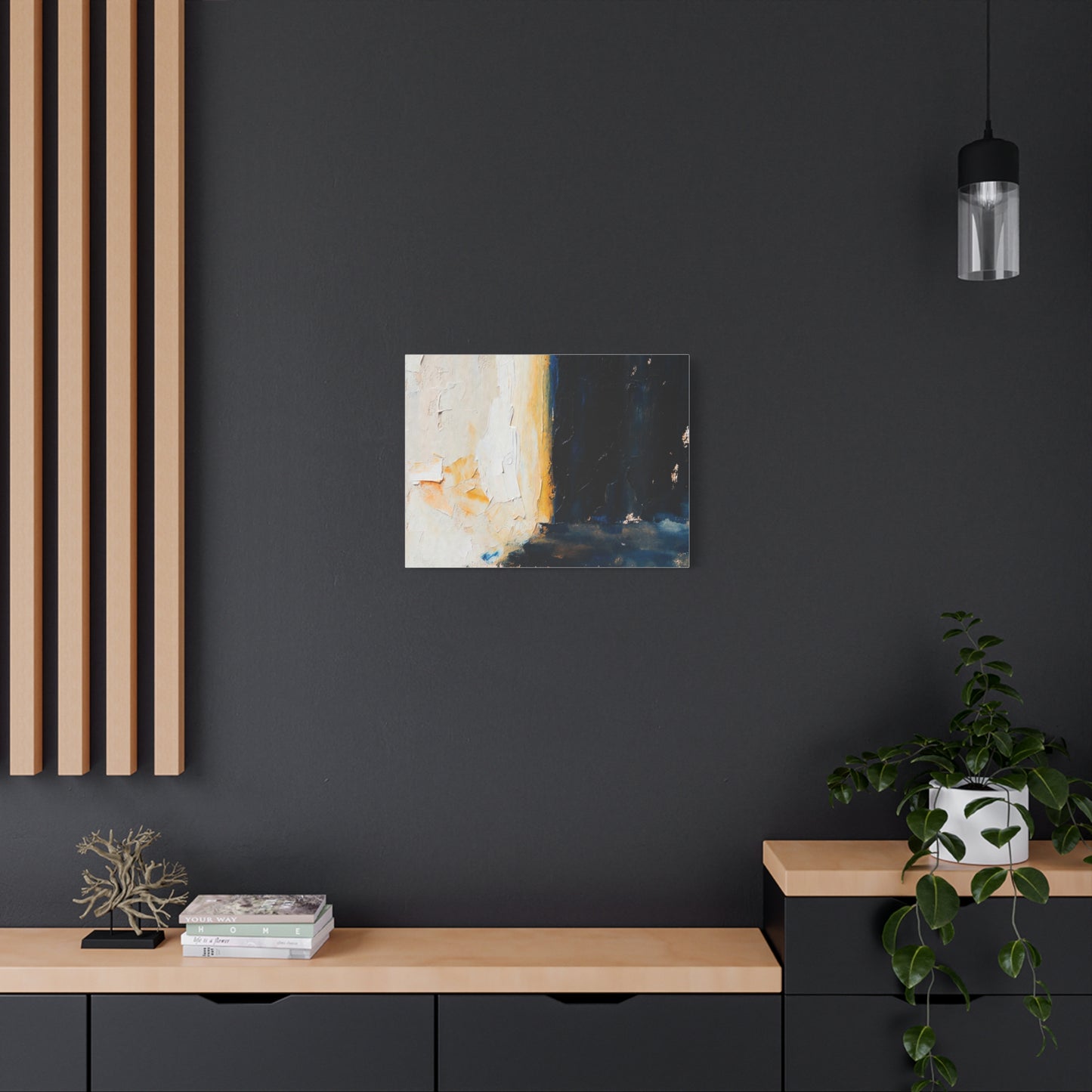 Abstract Coastal Light Matte Canvas Print — Stretched 1.25"