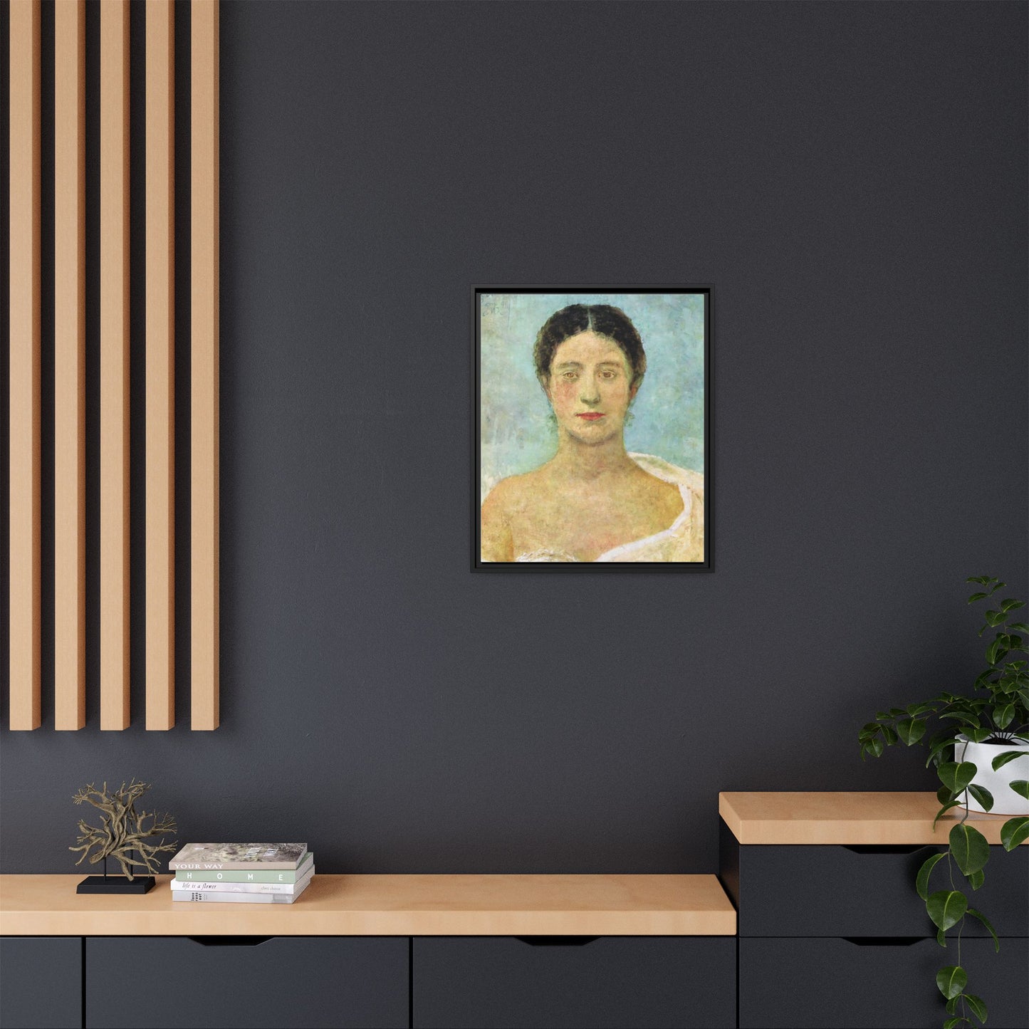 Bianca by Max Klinger Framed Matte Canvas Portrait Print