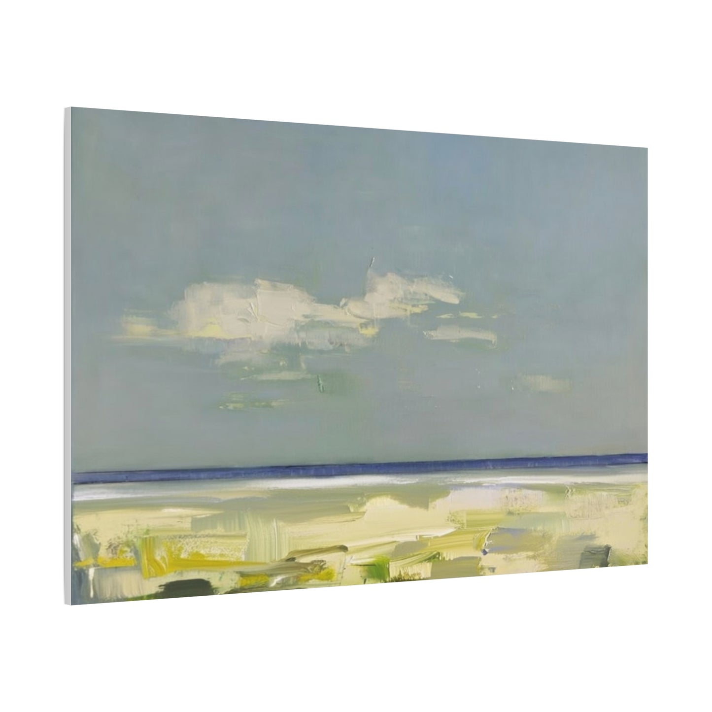 Coastal Breeze Abstract Canvas - Matte Stretched Wall Art