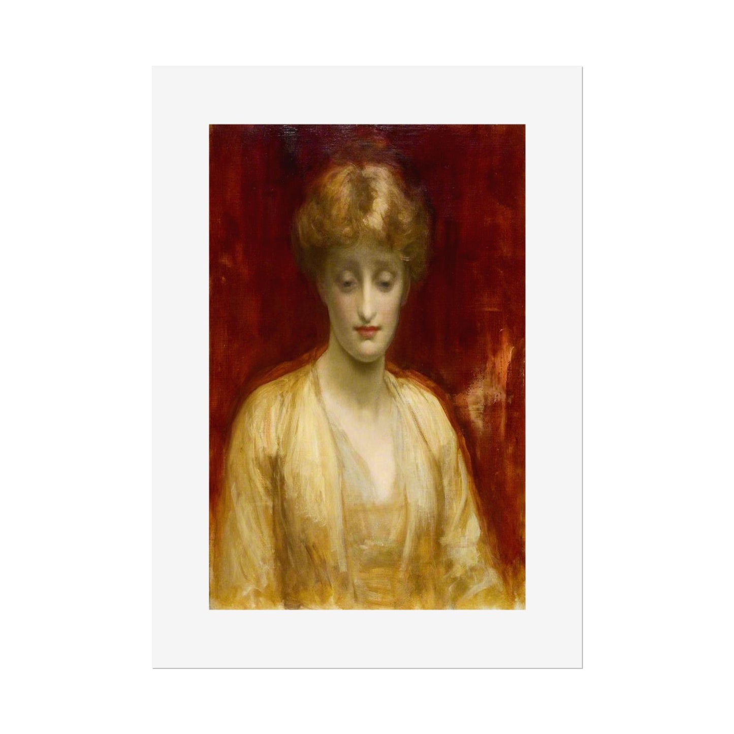 Mrs Williams by Lord Frederic Leighton Wall Art Print