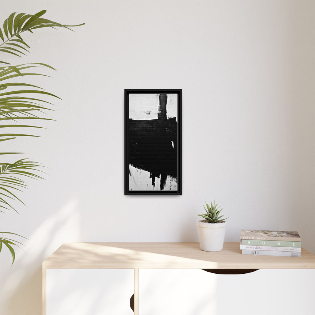 Sabra by Franz Kline Abstract Matte Canvas Framed Wall Art Print