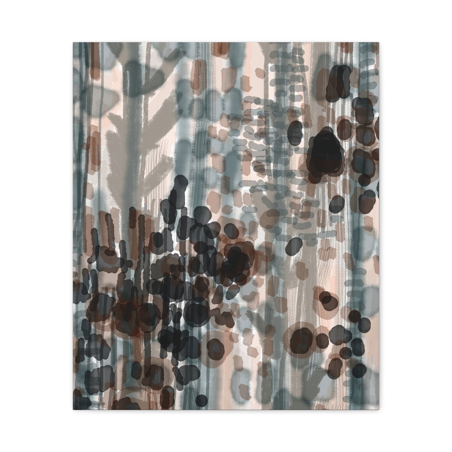 Vleken by an unknown artist Abstract Matte Canvas Wall Art