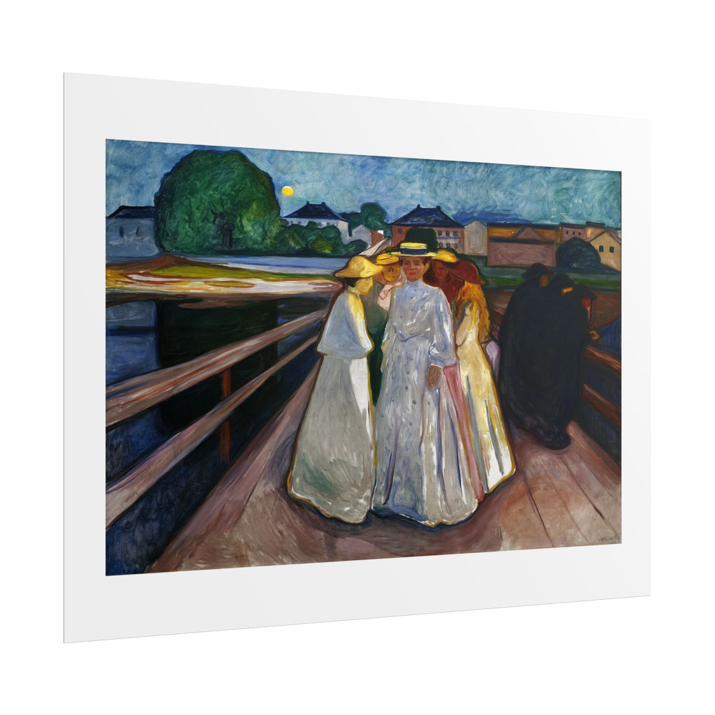 On the Bridge (Thielska) by Edvard Munch Wall Art Print