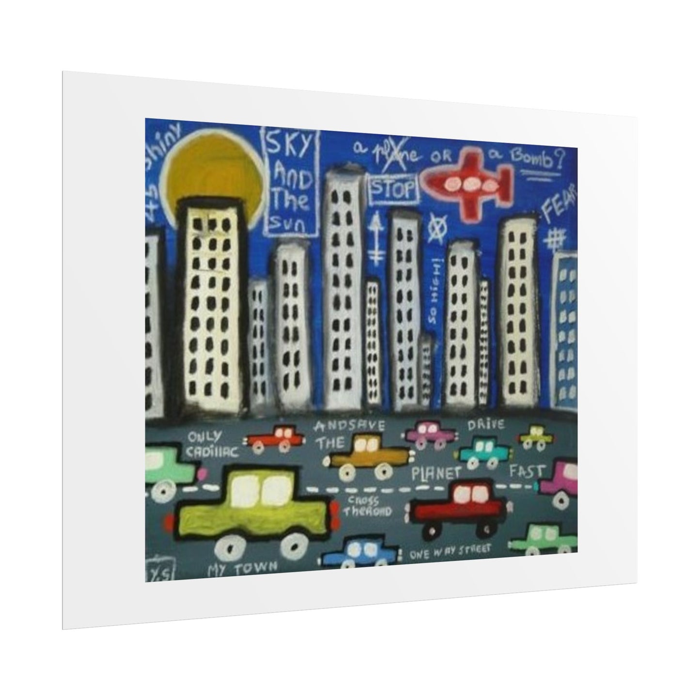 Only Cadillac 2 by Yann Sciberras Wall Art Print