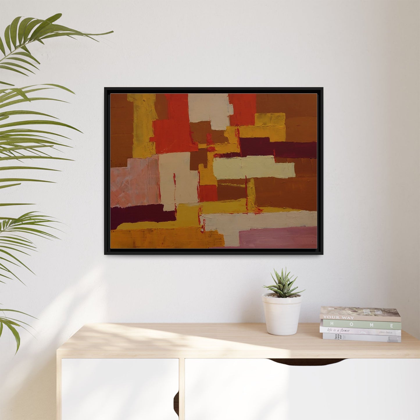 Tableau Confusion by Nicolae Calancea Framed Canvas Wall Art Print