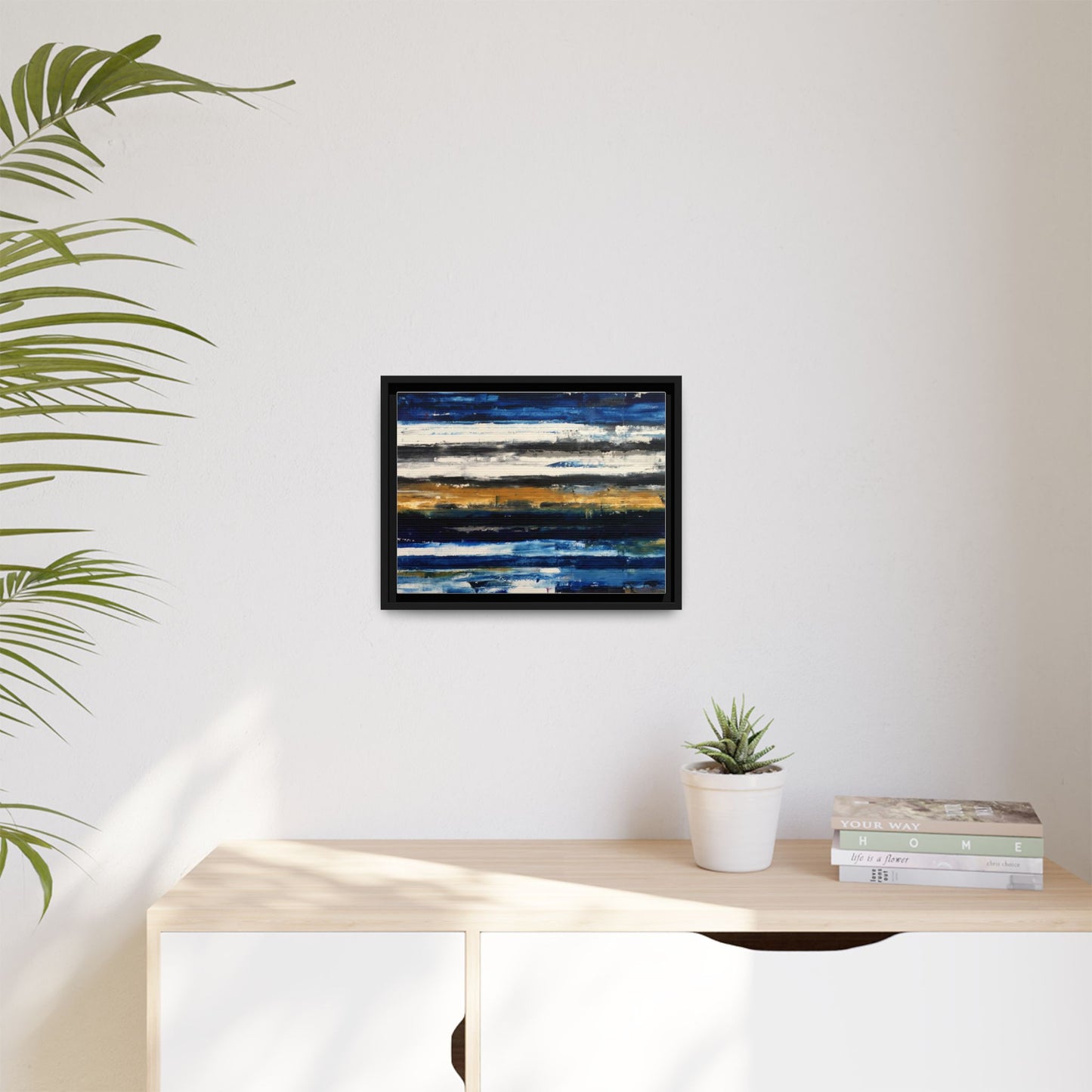 Tiny Buddha by Todd Williamson Framed Matte Canvas Abstract  Wall Art