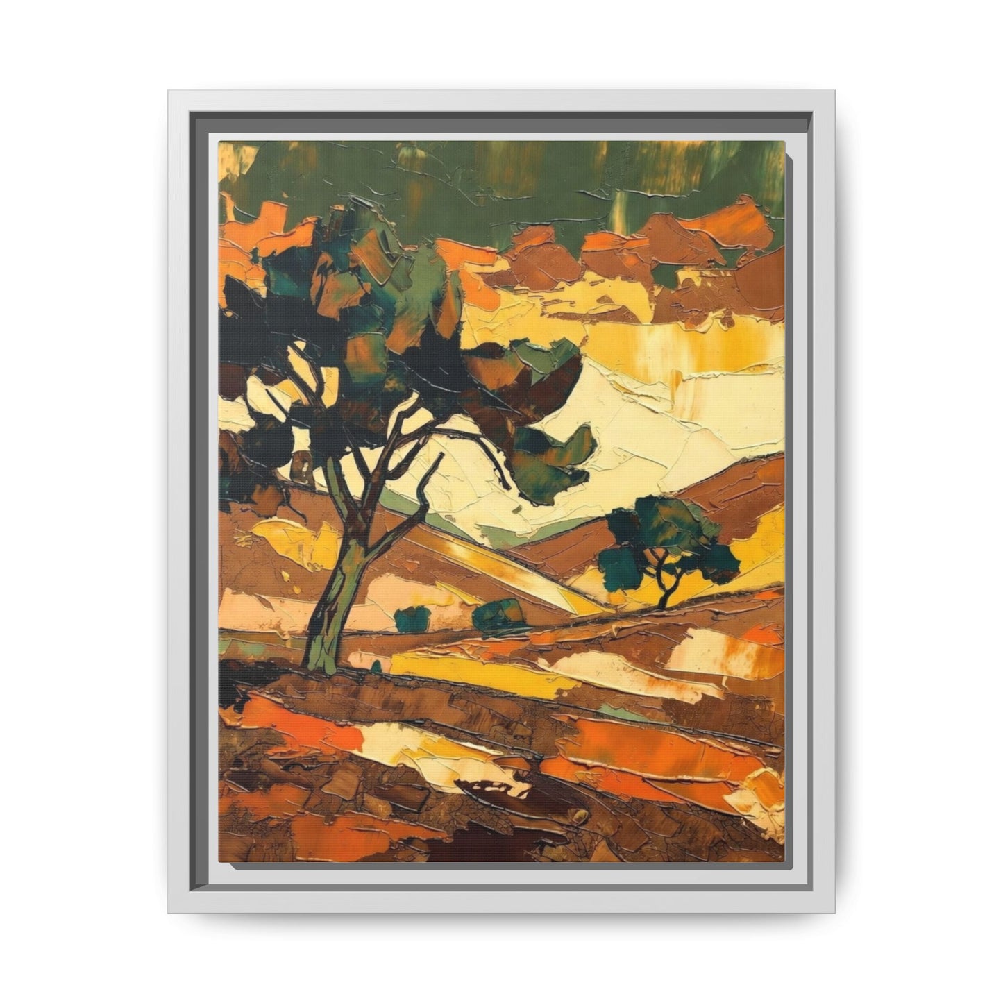 Framed Matte Canvas Landscape Art Print