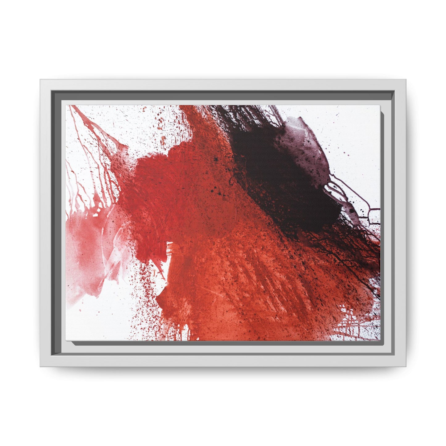 Flame by Natalija Miladinovic Matte Canvas Framed Wall Art