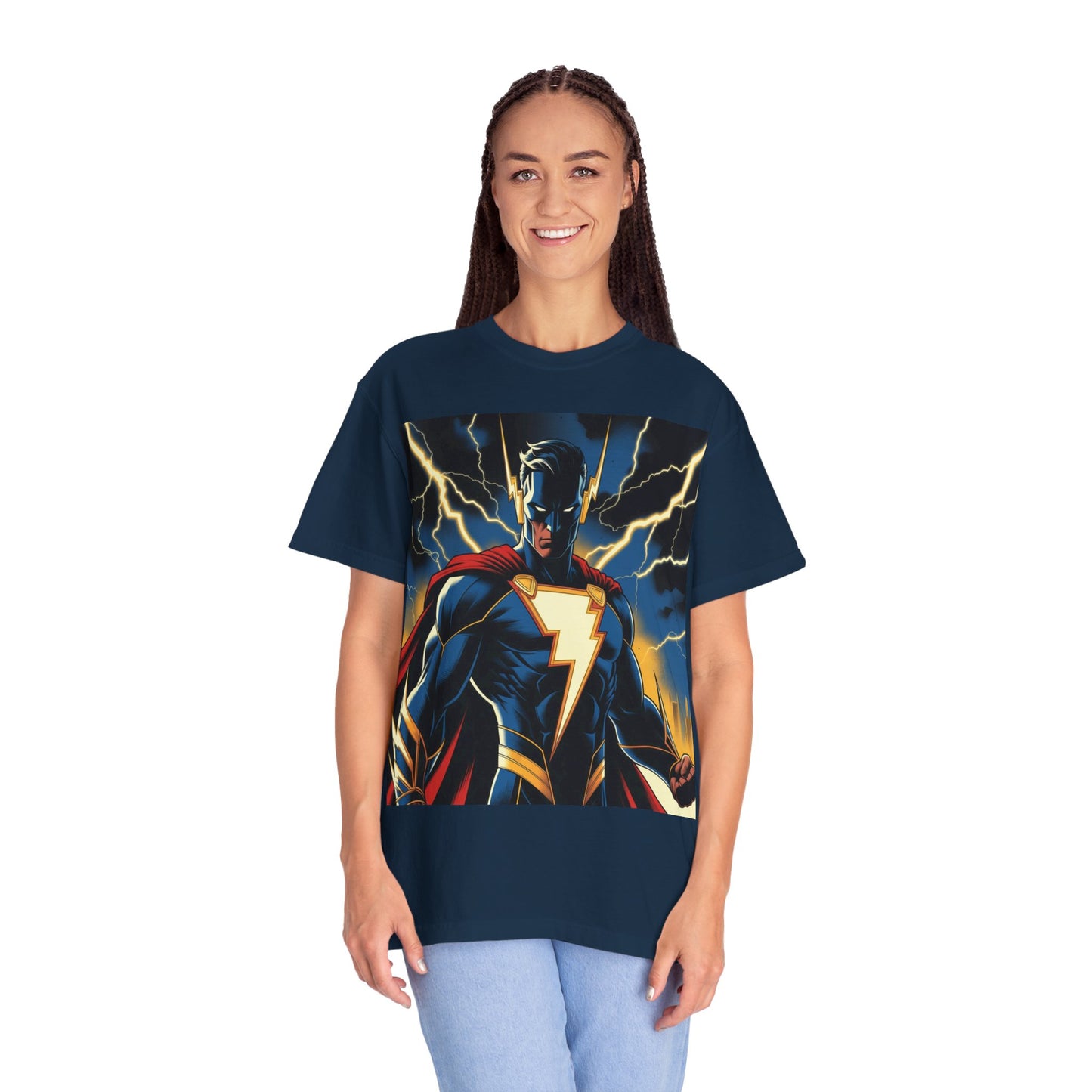 Unisex Superhero Garment-Dyed T-shirt