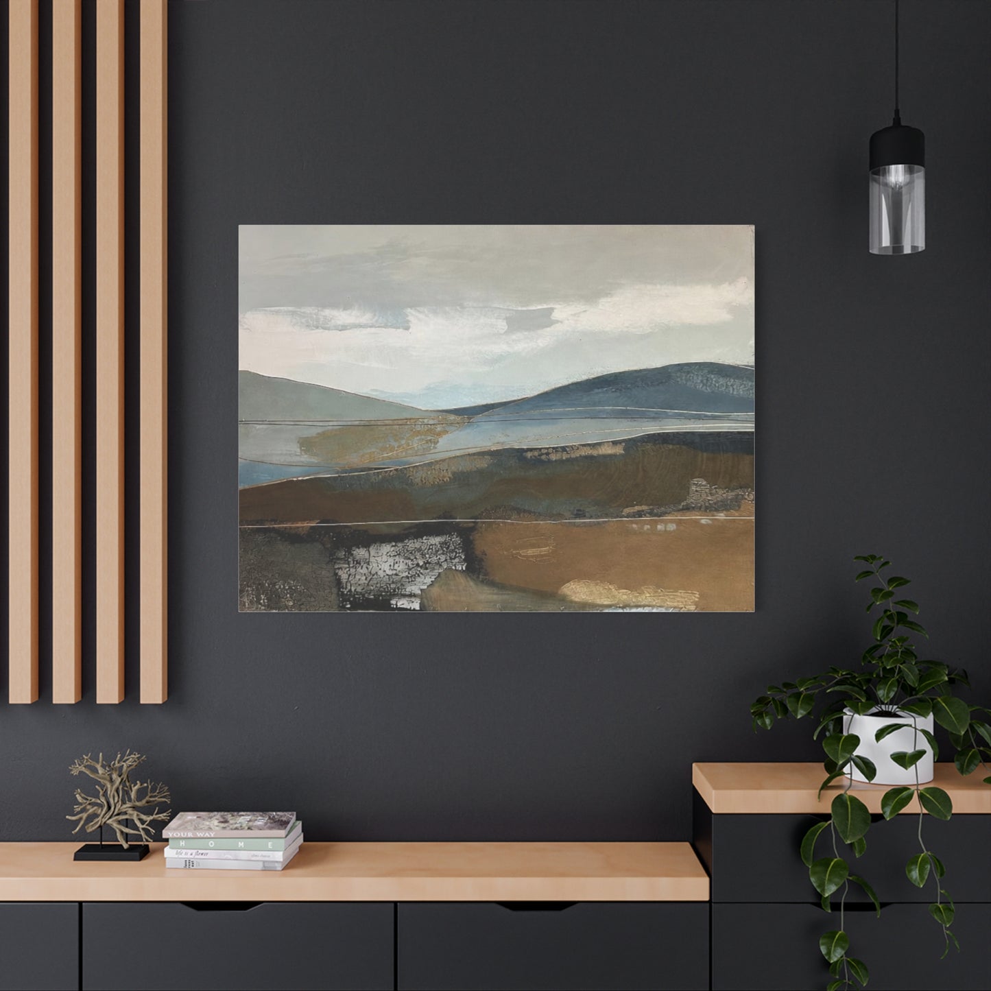 Landscape print Matte Canvas, Stretched, 1.25"