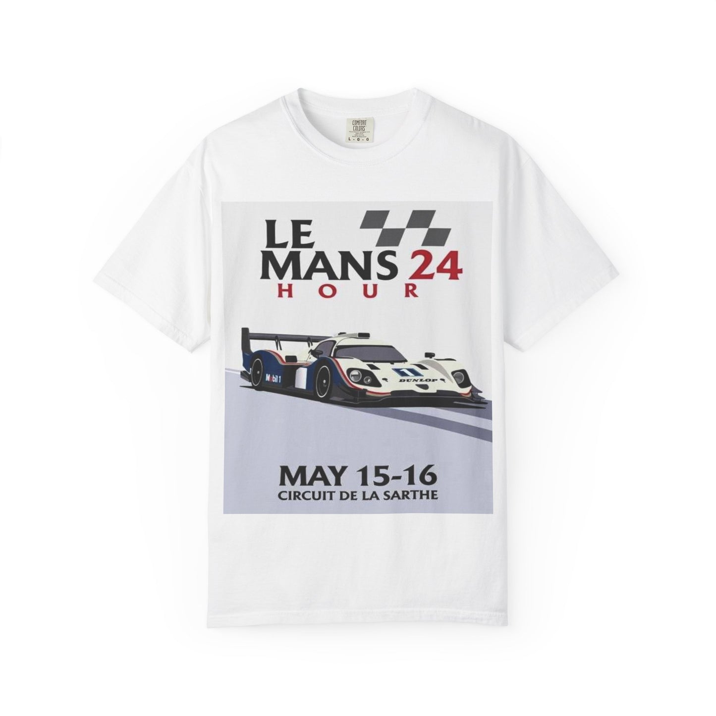 Le Mans 24 Hour Racing Poster T-Shirt — May 15-16 Circuit de la Sarthe