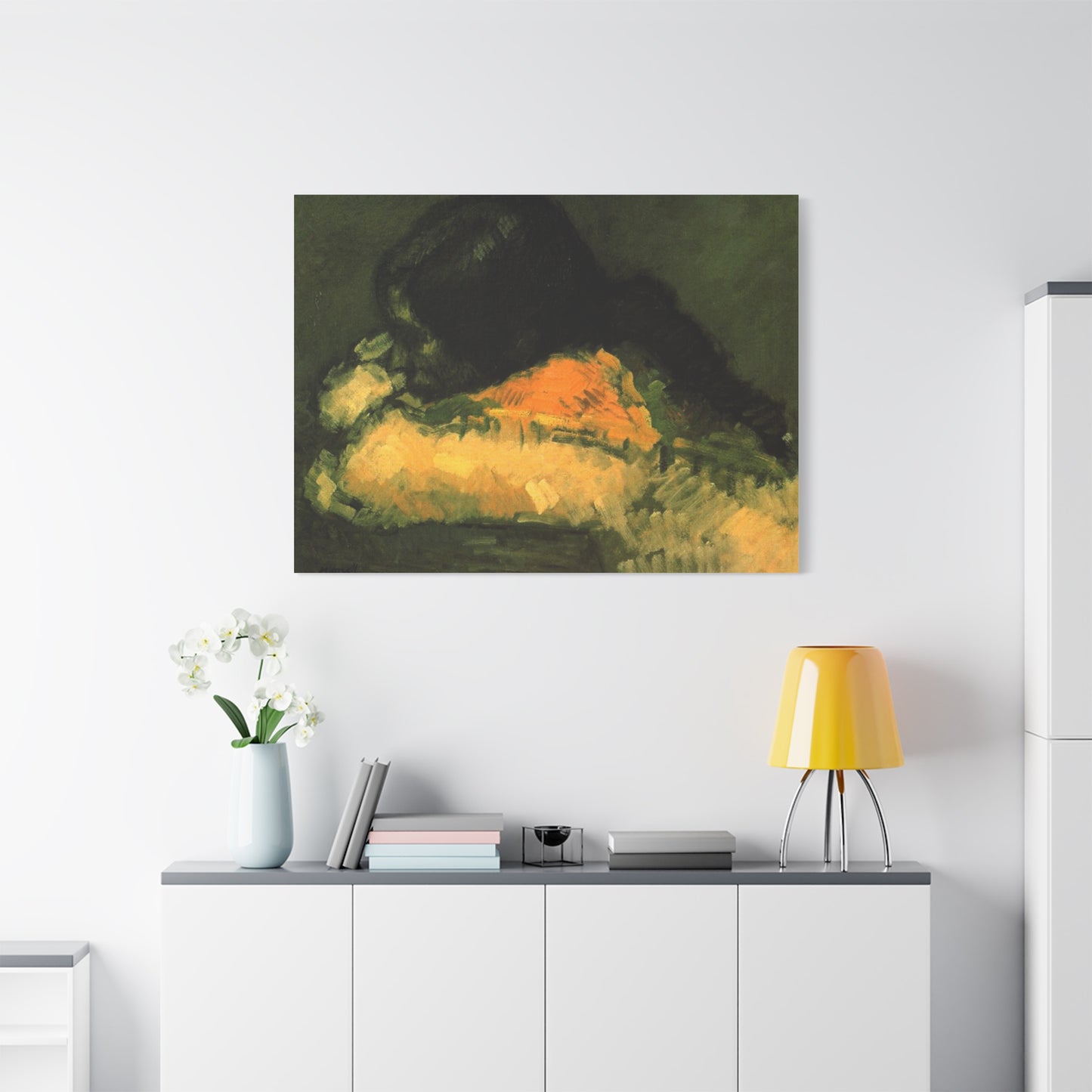 La Chata by Isidre Nonell Matte Canvas Wall Art Print